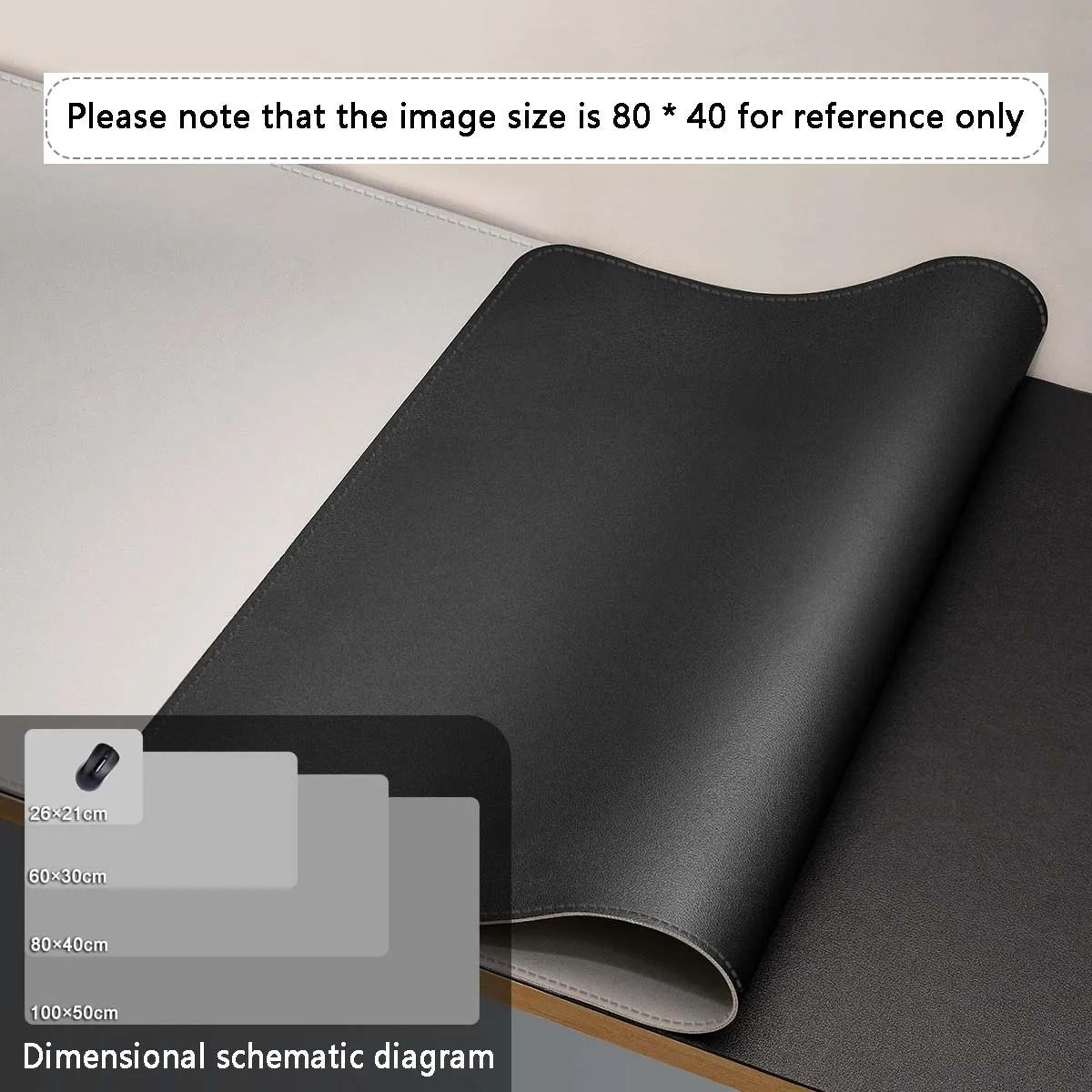Large Desk Mouse Pad PU Leather Waterproof Desktop Protector 8
