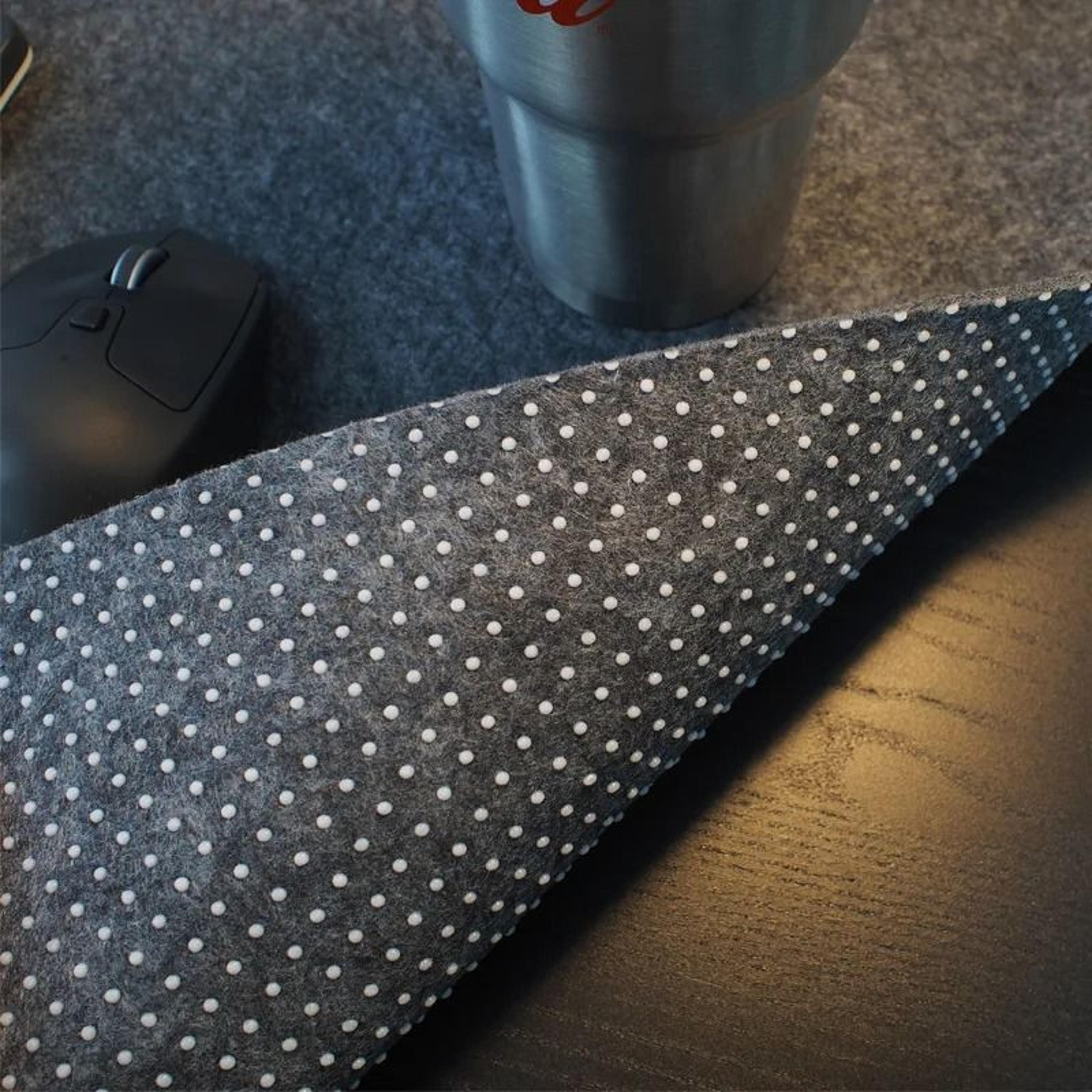Large Wool Felt Desk Mat Non Slip Mouse Pad And Keyboard Surface 6