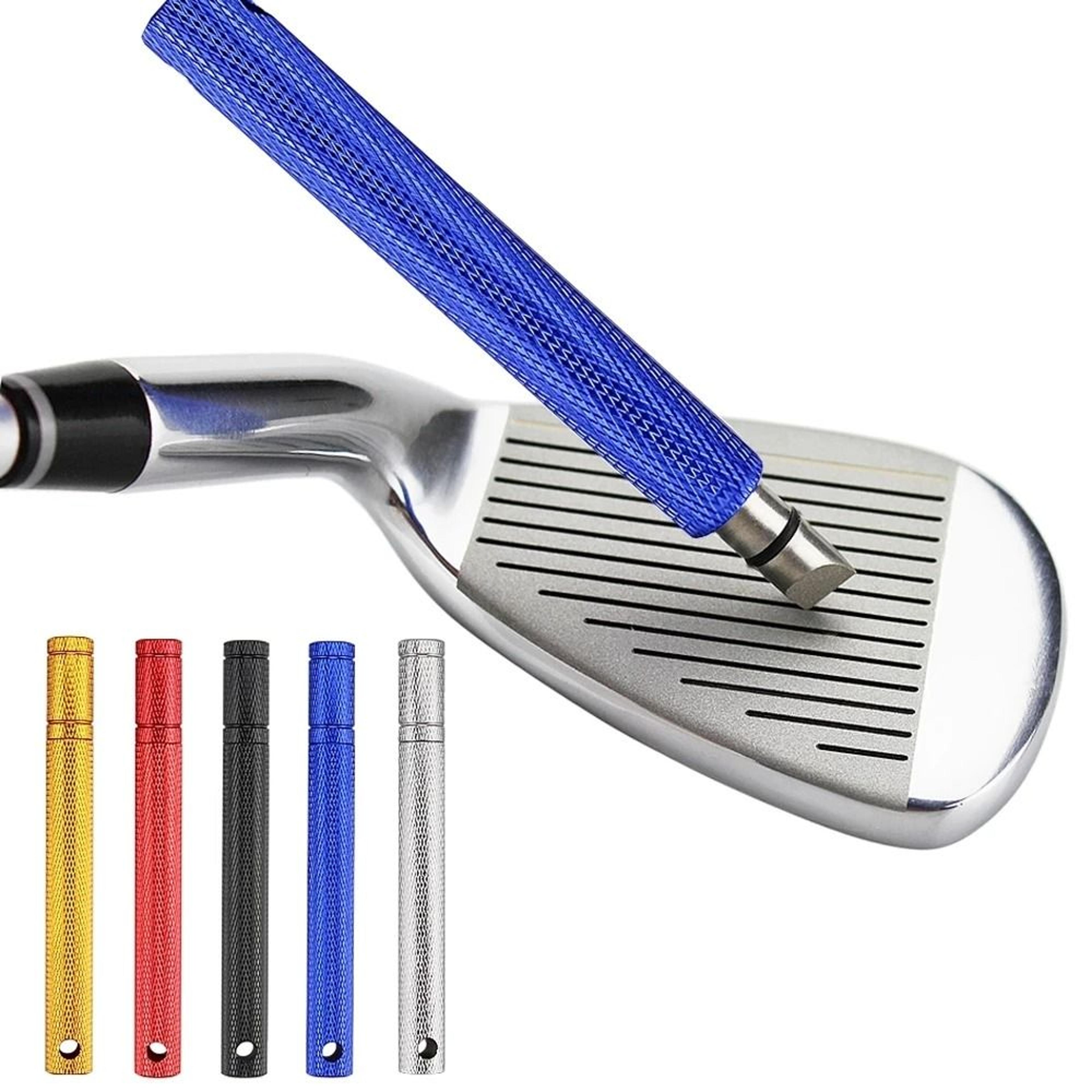 Golf Club Groove Sharpener Tool With UV Regroover Blade Cleaning Tip 1
