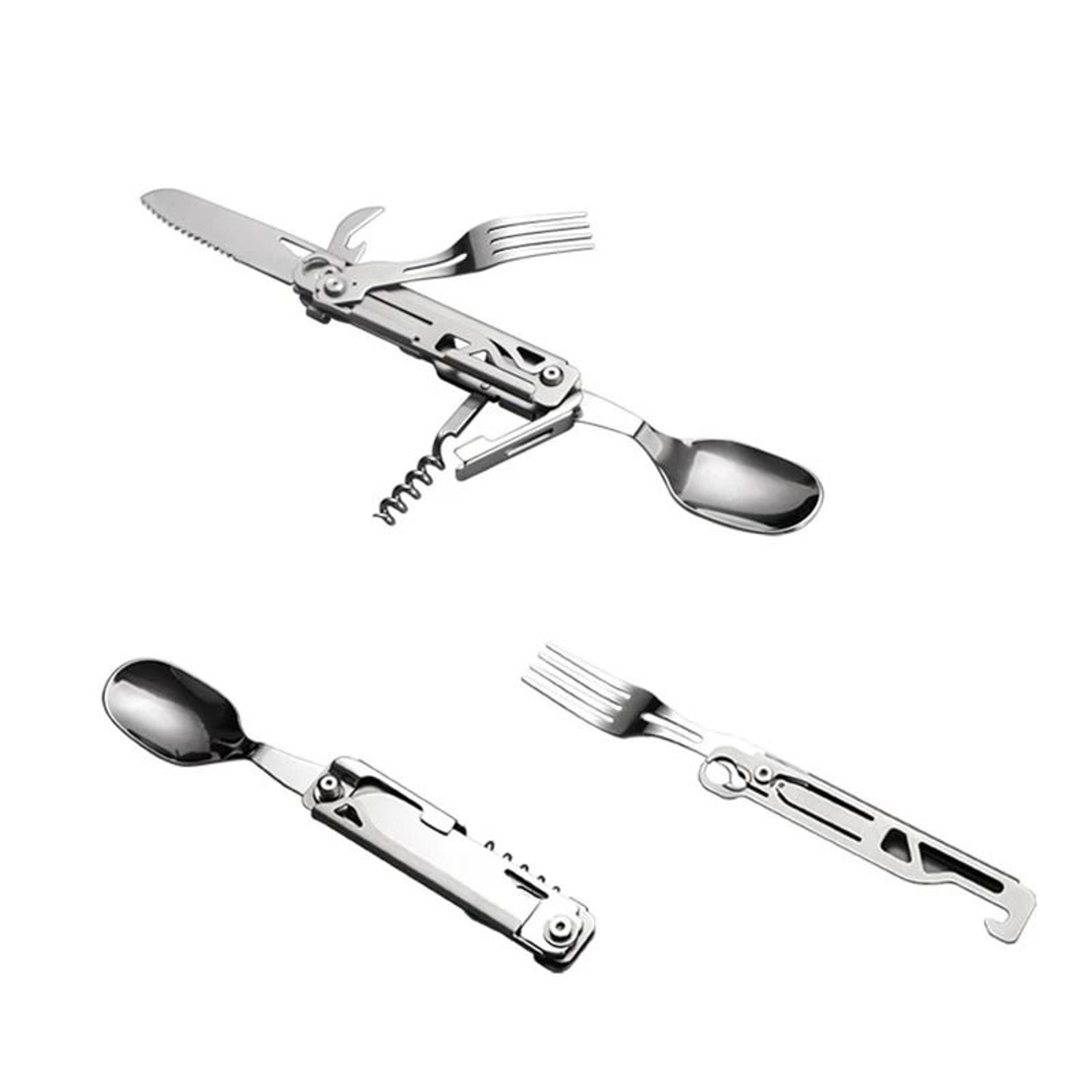 Multifunctional Stainless Steel Survival Tool Card With Knife Saw And Rope Cutter 3