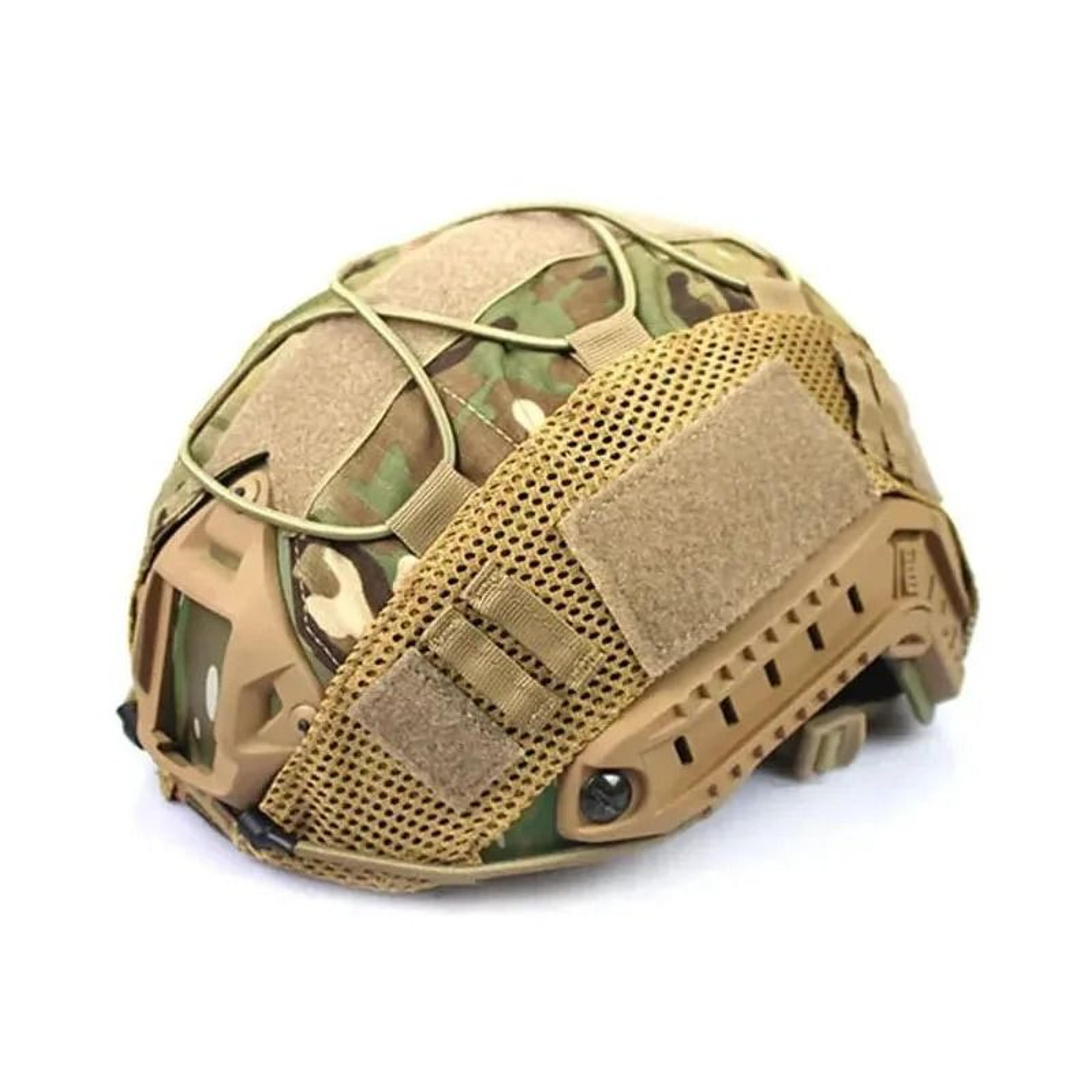Tactical Helmet Cover Camo Fast Airsoft Paintball High Cut Helmet Cloth 5