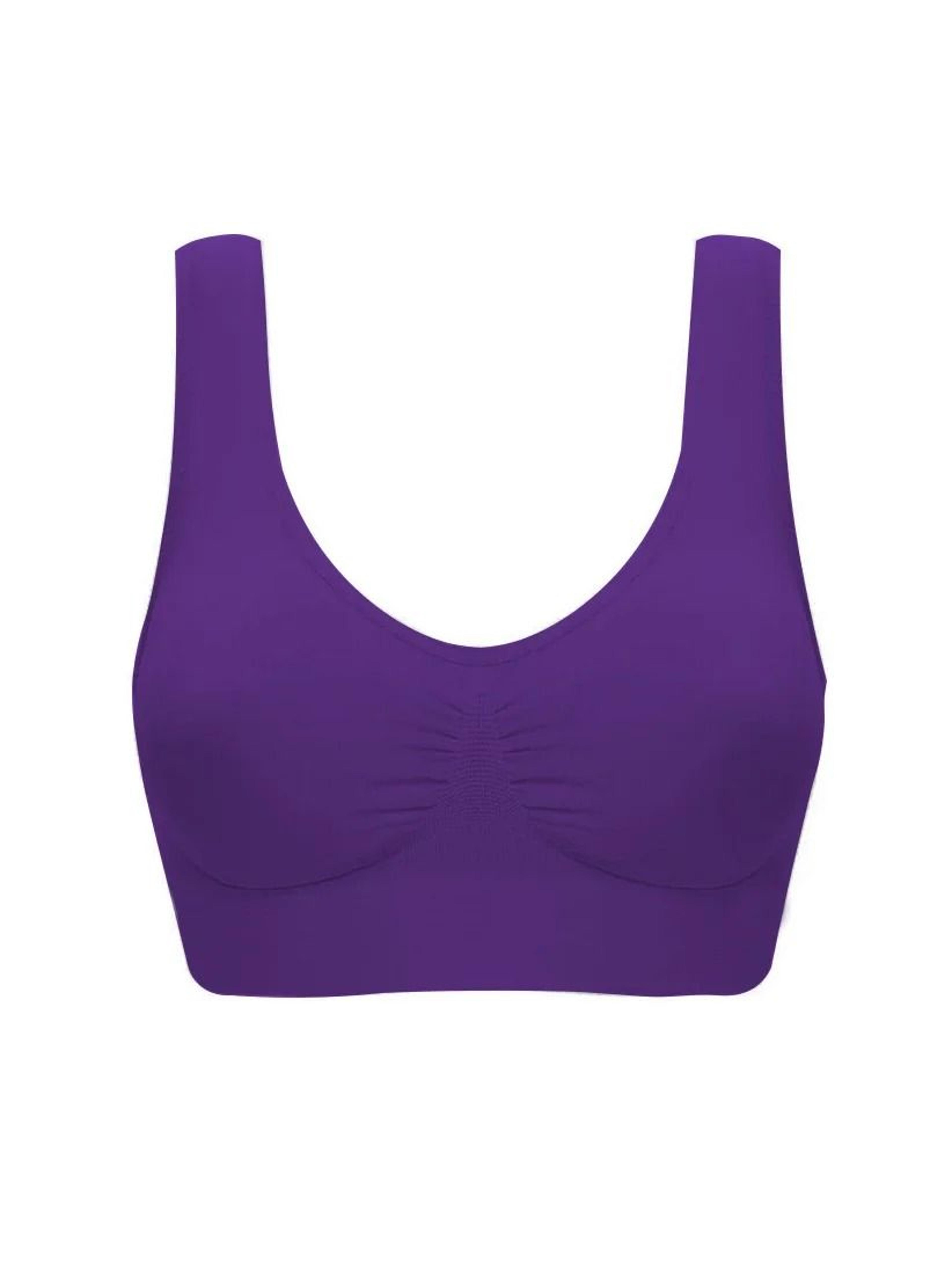 Womens Push Up Bra Backless Wireless Seamless Brassiere Plus Size 15