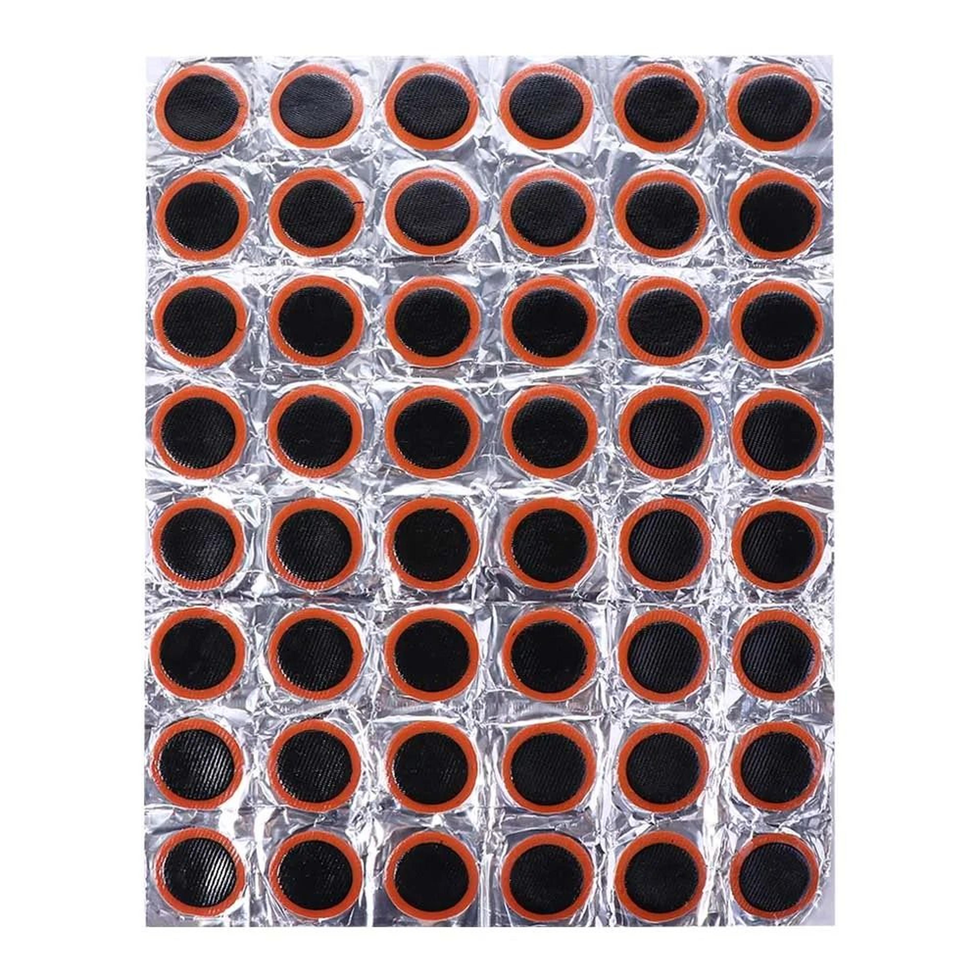 Bicycle Tire Repair Patch Set 48 Piece Glue Free Quick Repair Kit 14