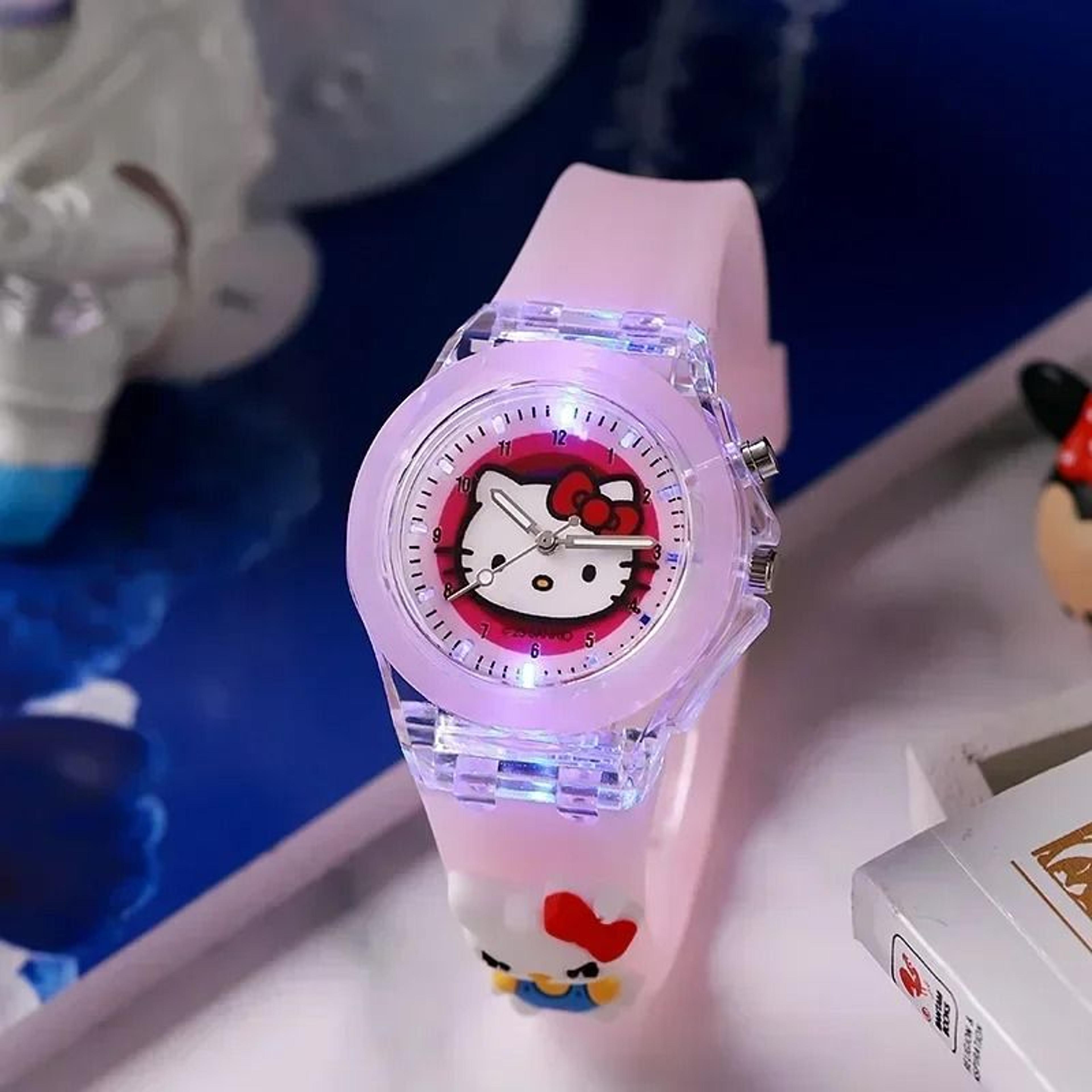 Childrens Flashing Cartoon Figure Watch With Luminous Strap 3