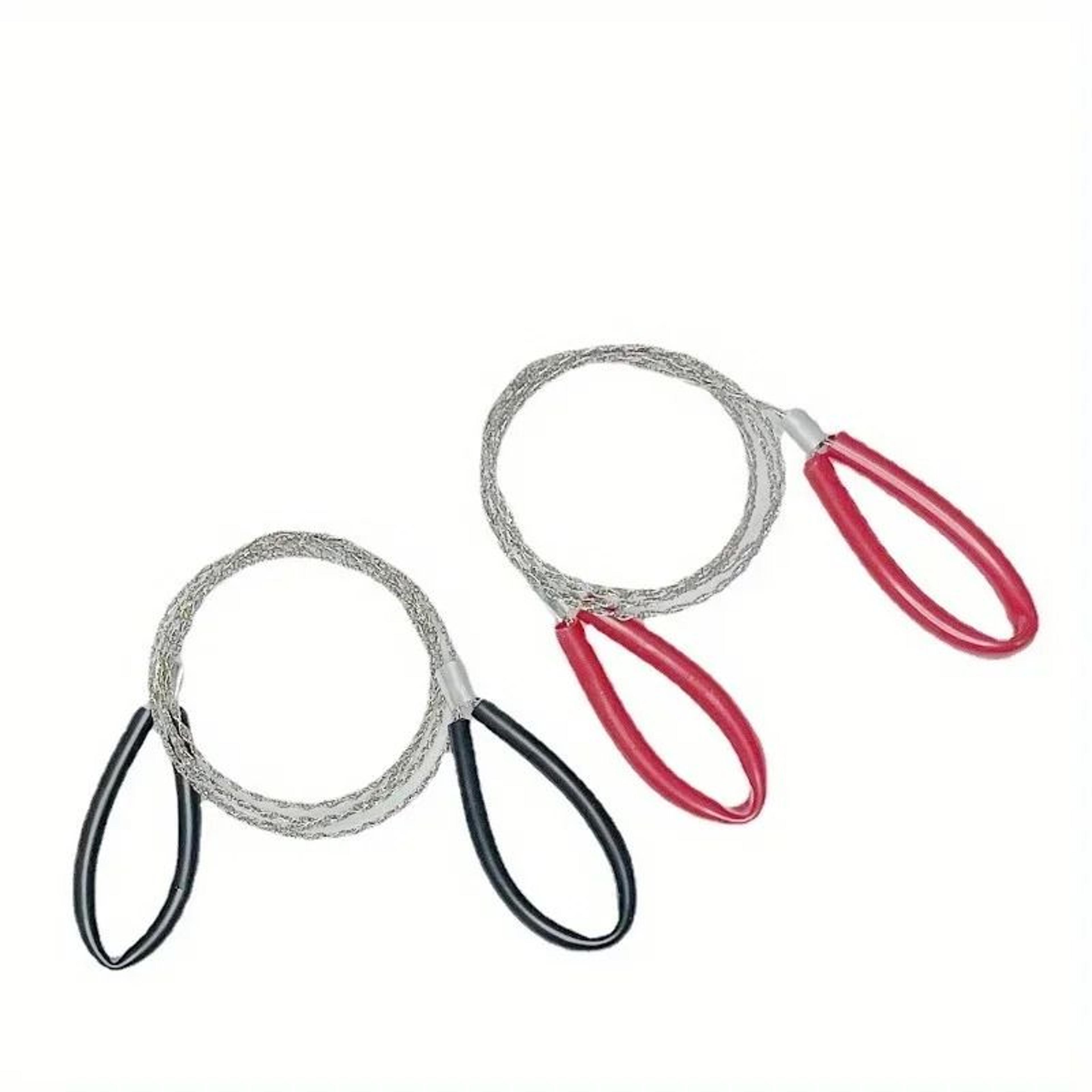 Portable Stainless Steel Wire Saw With Finger Handles For Camping Hiking And Survival 3
