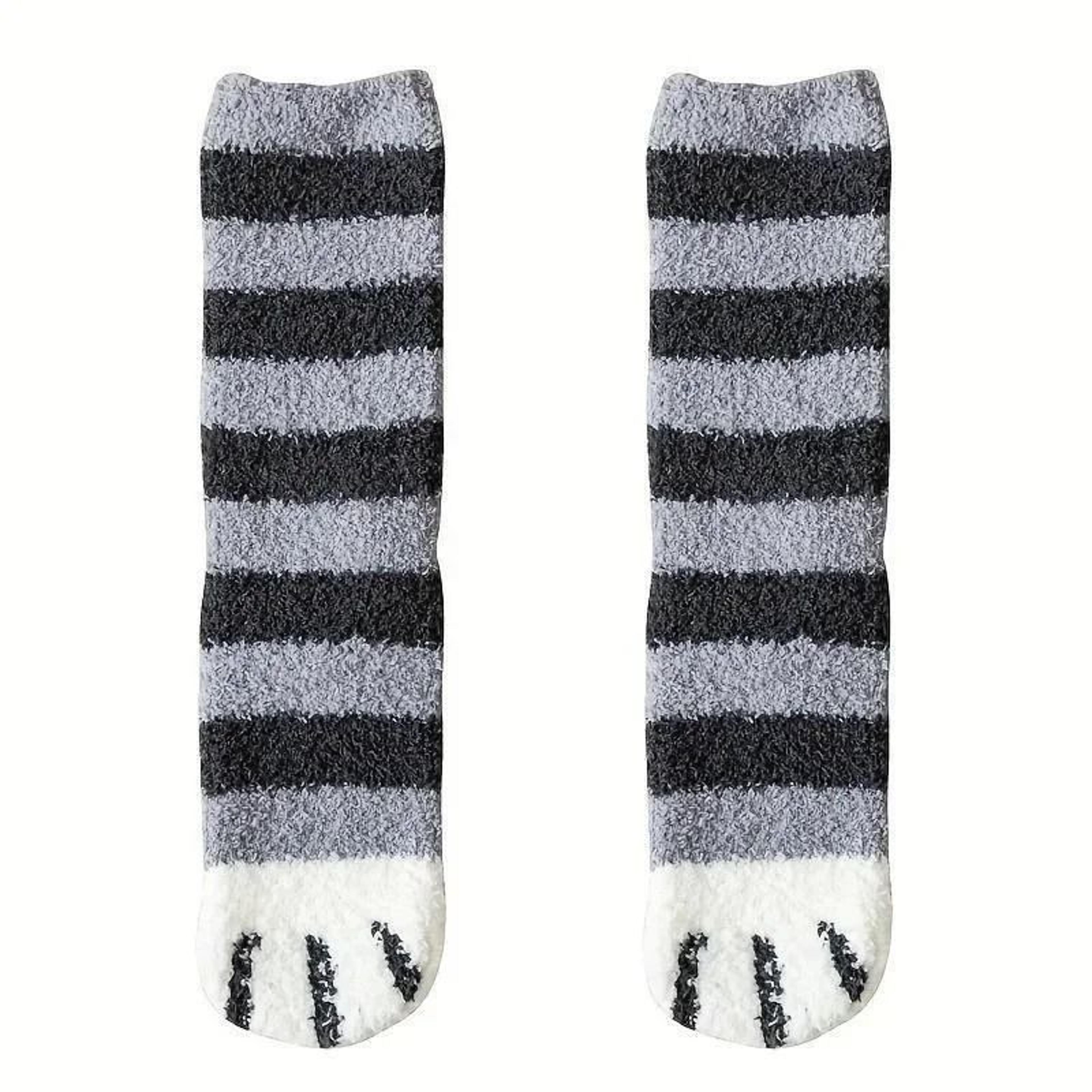 Womens Fuzzy Winter Socks Soft Cozy Microfiber House And Sleeping Socks 9