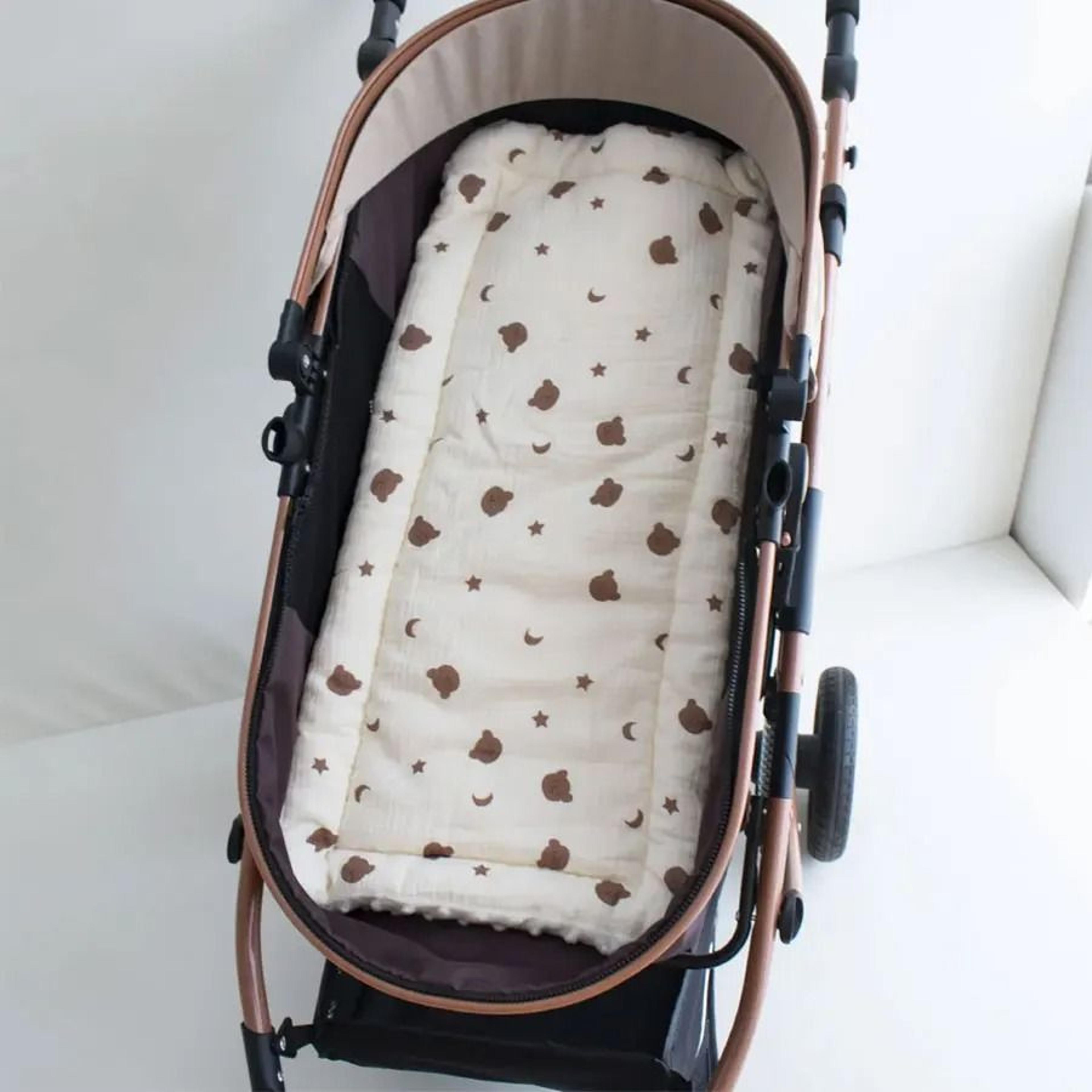 Soft Baby Stroller Cushion With Thick Padding And Cartoon Design 11