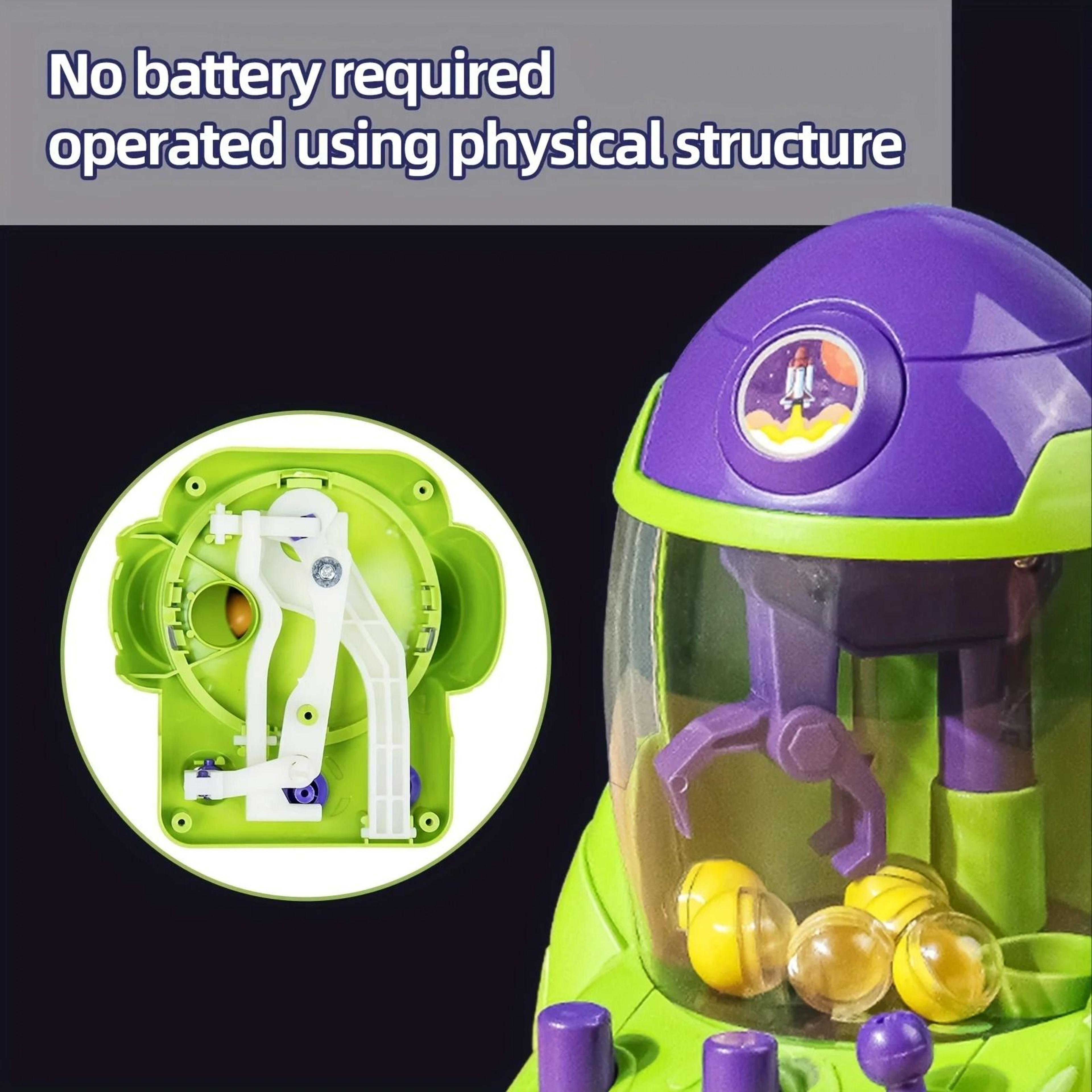 Space Rocket Crawler Toy  Ball Pincer And Egg Twister Activity Toy For Kids 3