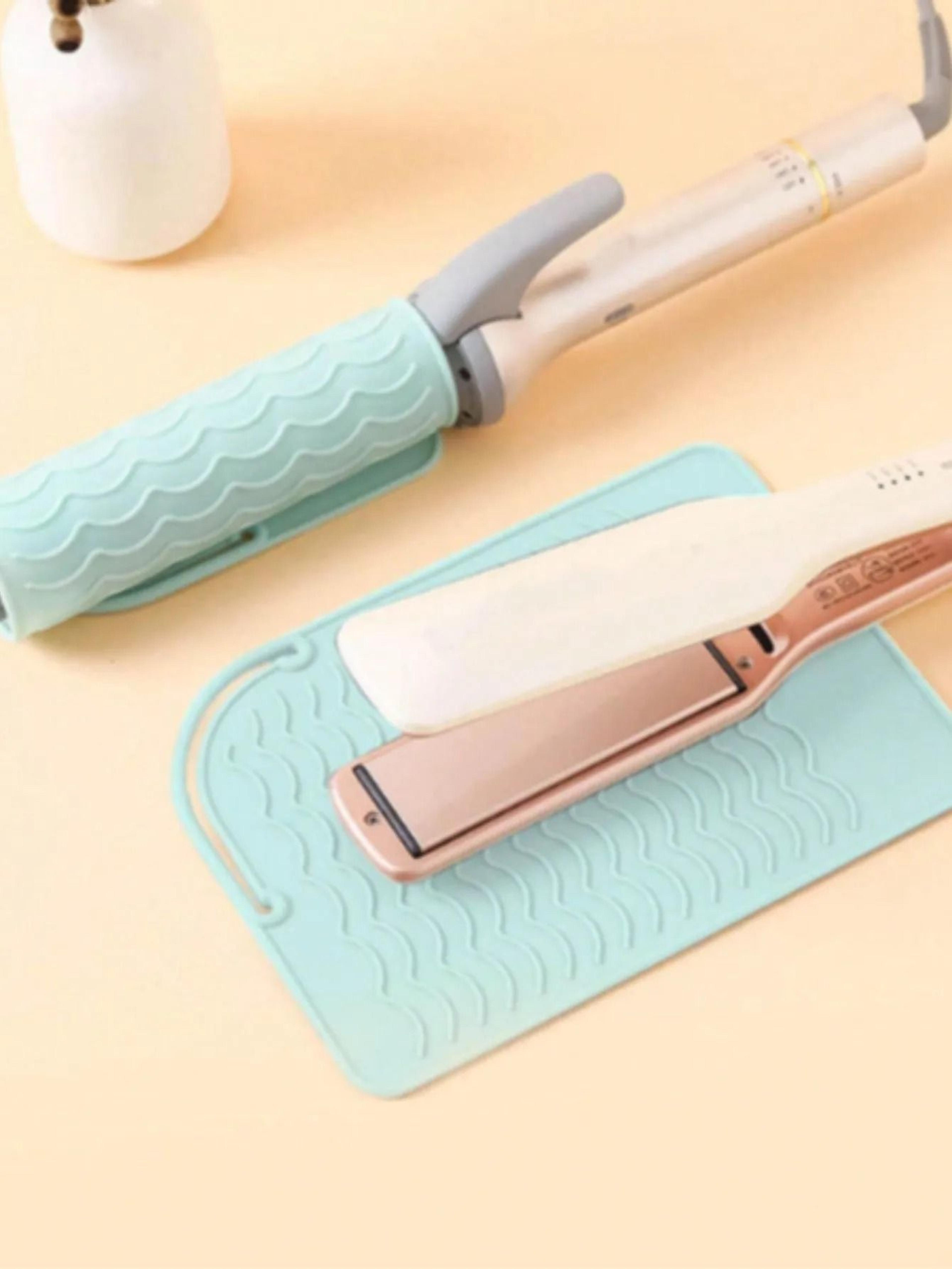 Silicone Heat Resistant Mat And Travel Cover For Curling Irons And Hair Straighteners 6