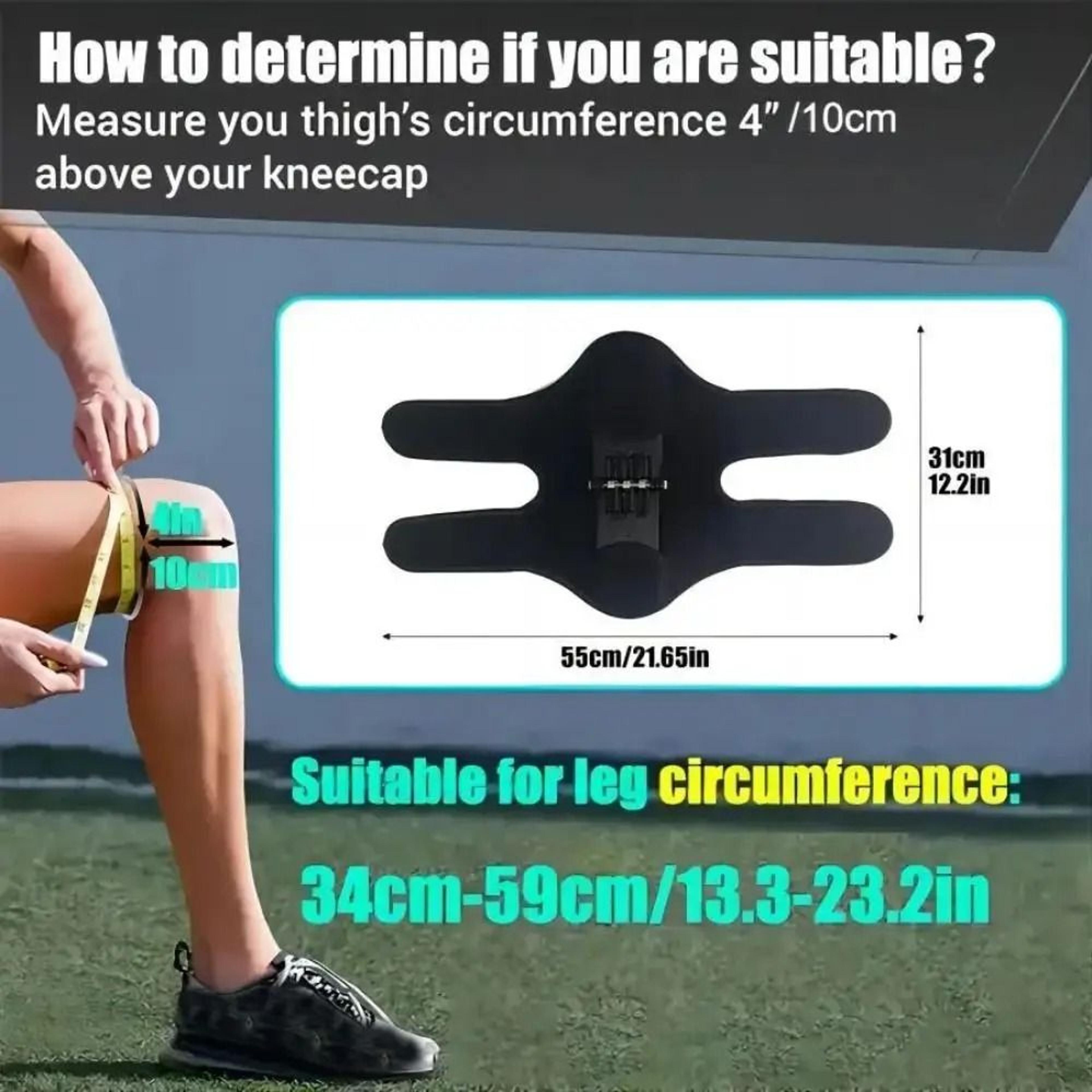 Knee Assistive Device With Power Joint Support And Non Slip Knee Brace 5