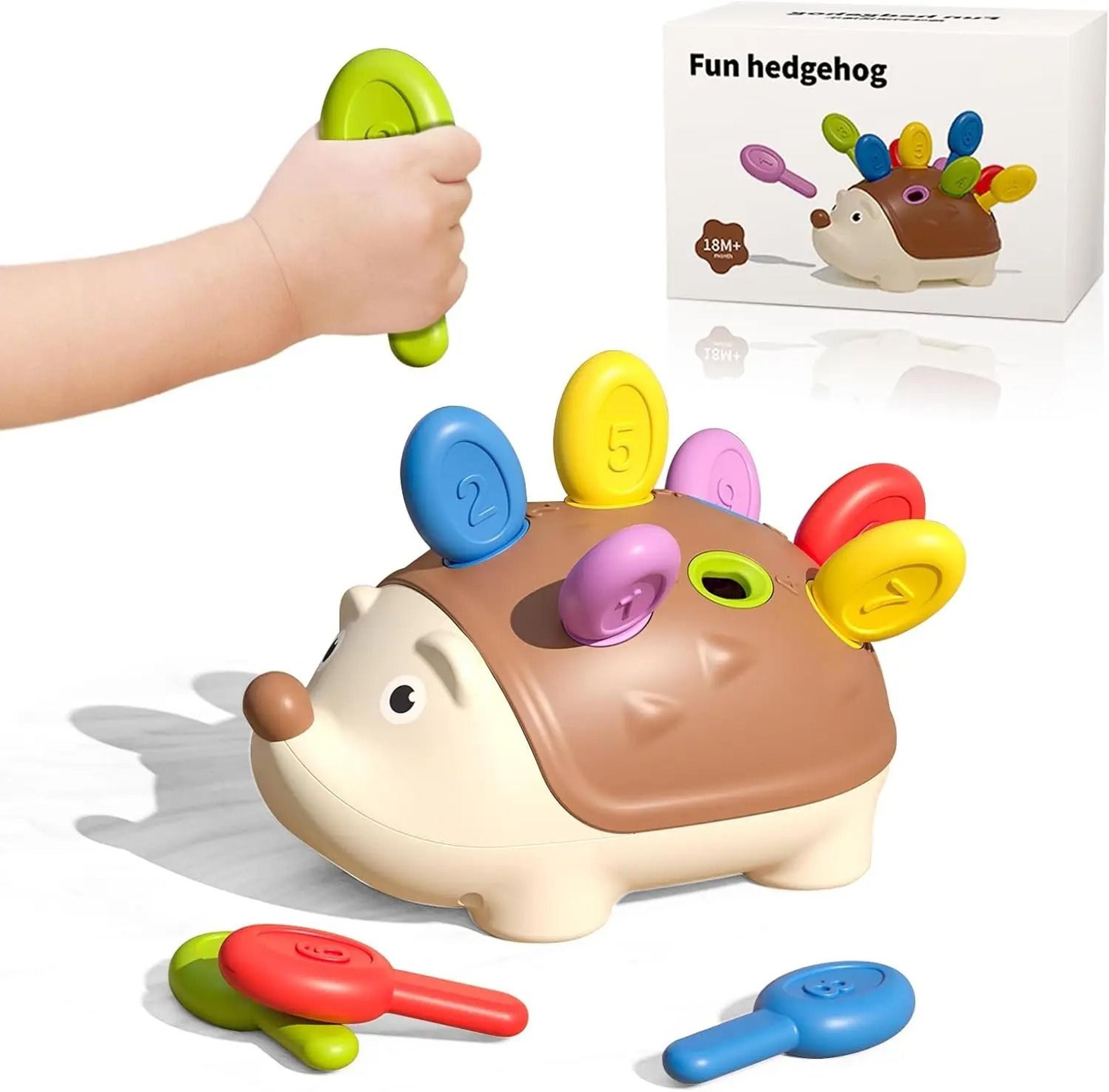 Hedgehog Montessori Fine Motor Toy For Toddlers Learning And Sensory Play 0