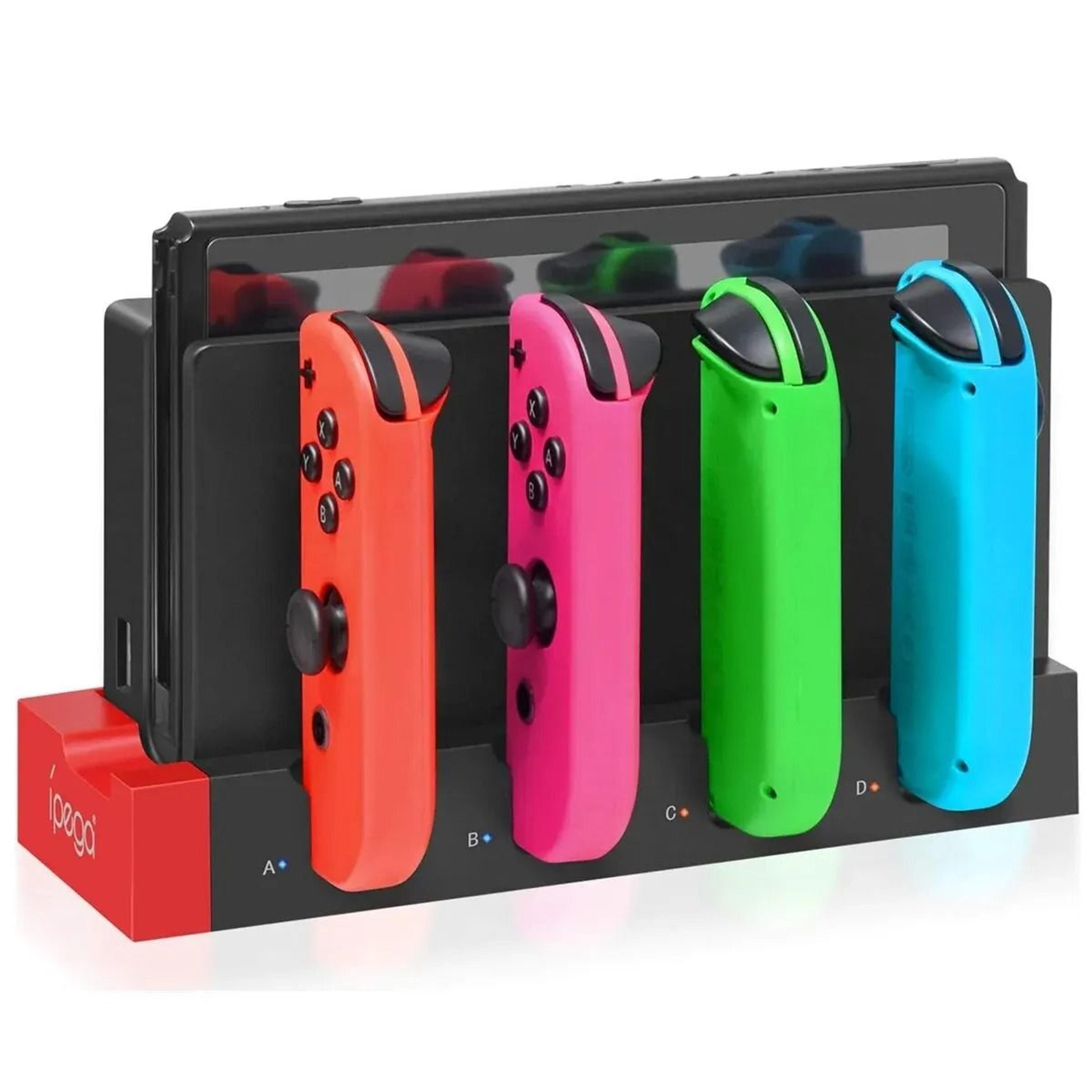 JoyCon Charging Dock Station Compatible With Standard And OLED Models Charges Up To Four Controller 7