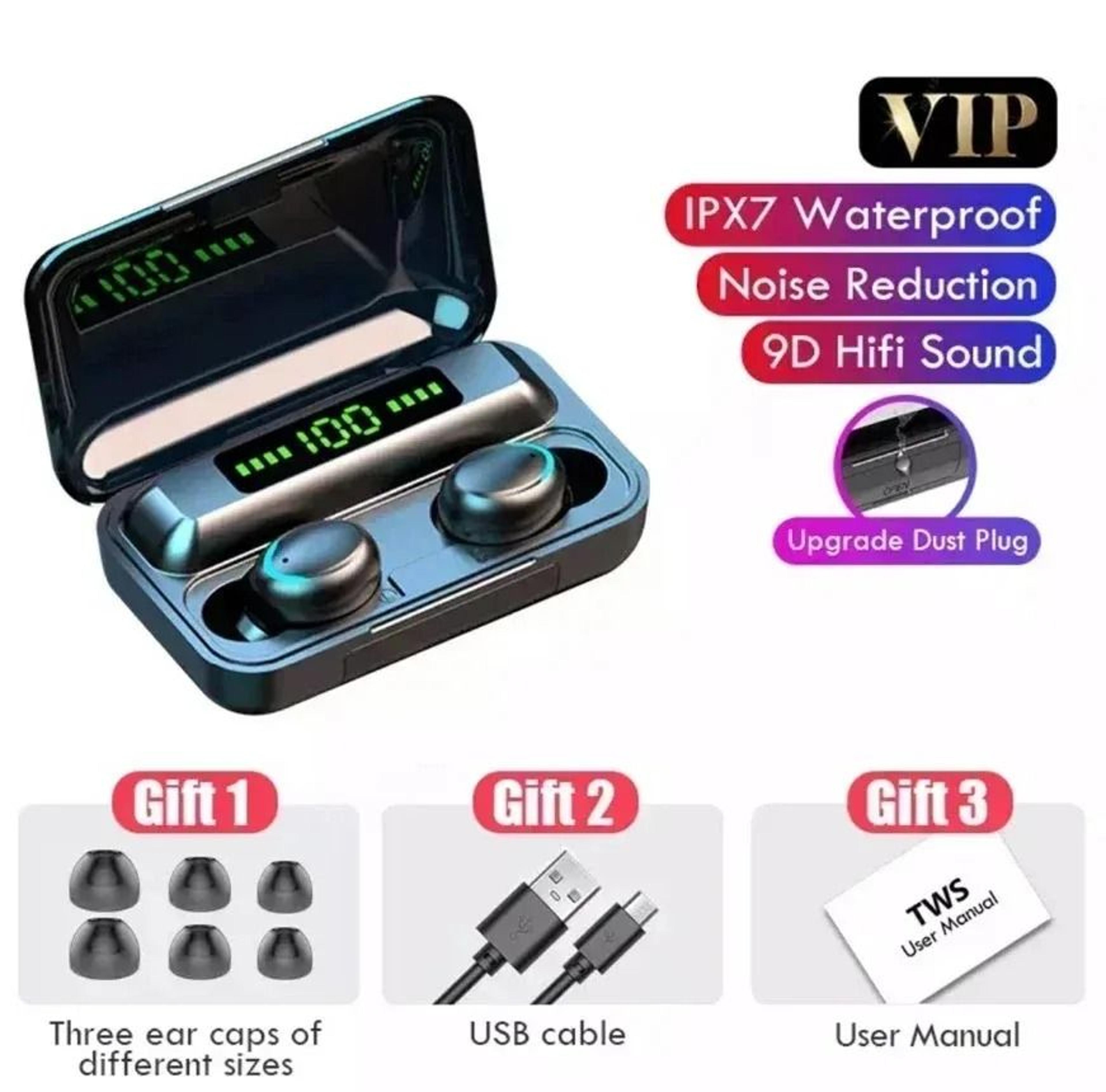 Wireless Bluetooth Earbuds With Charging Case Waterproof Sports Headphones 6