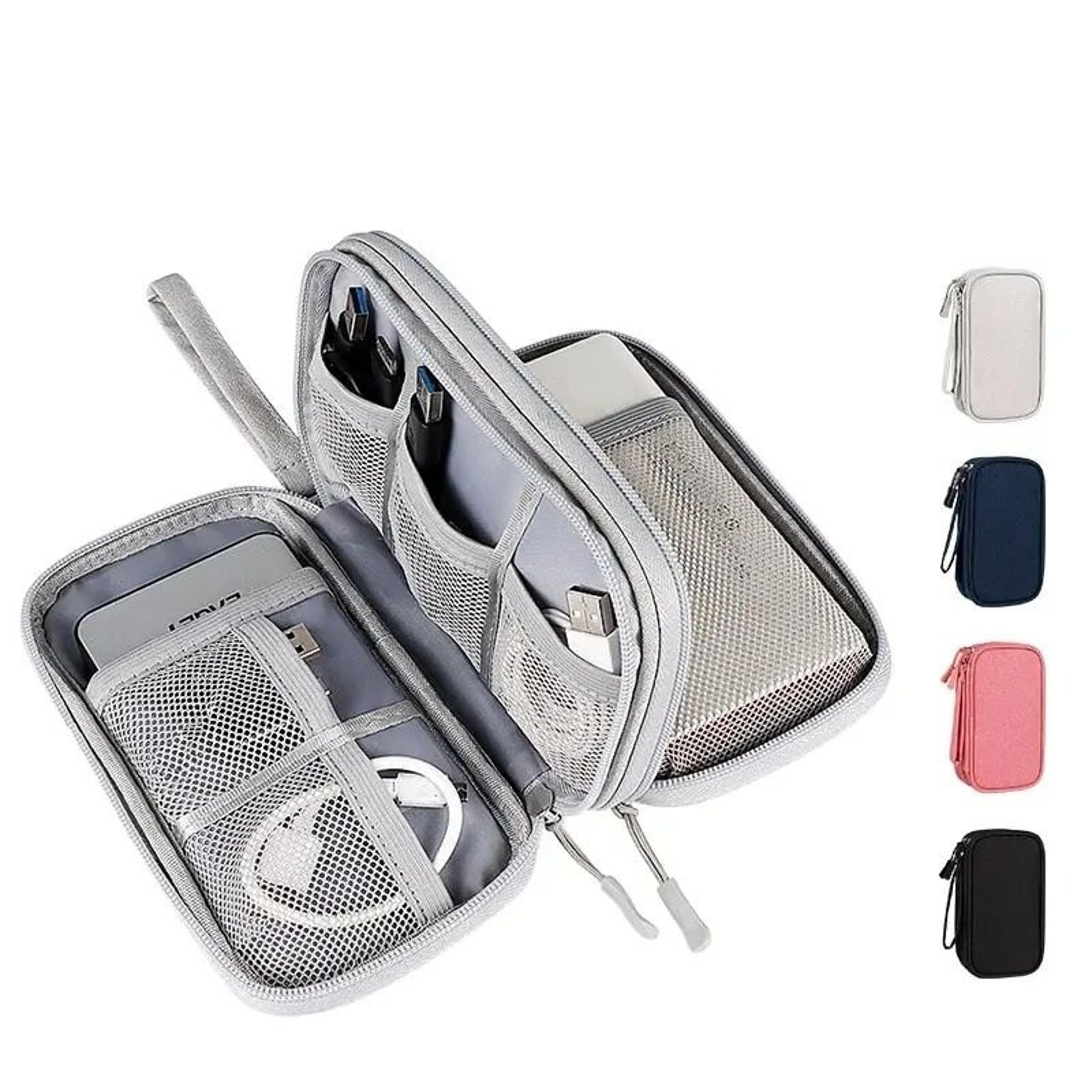 Waterproof Travel Cable Storage Bag Portable Organizer For Cords Chargers And Accessories 0
