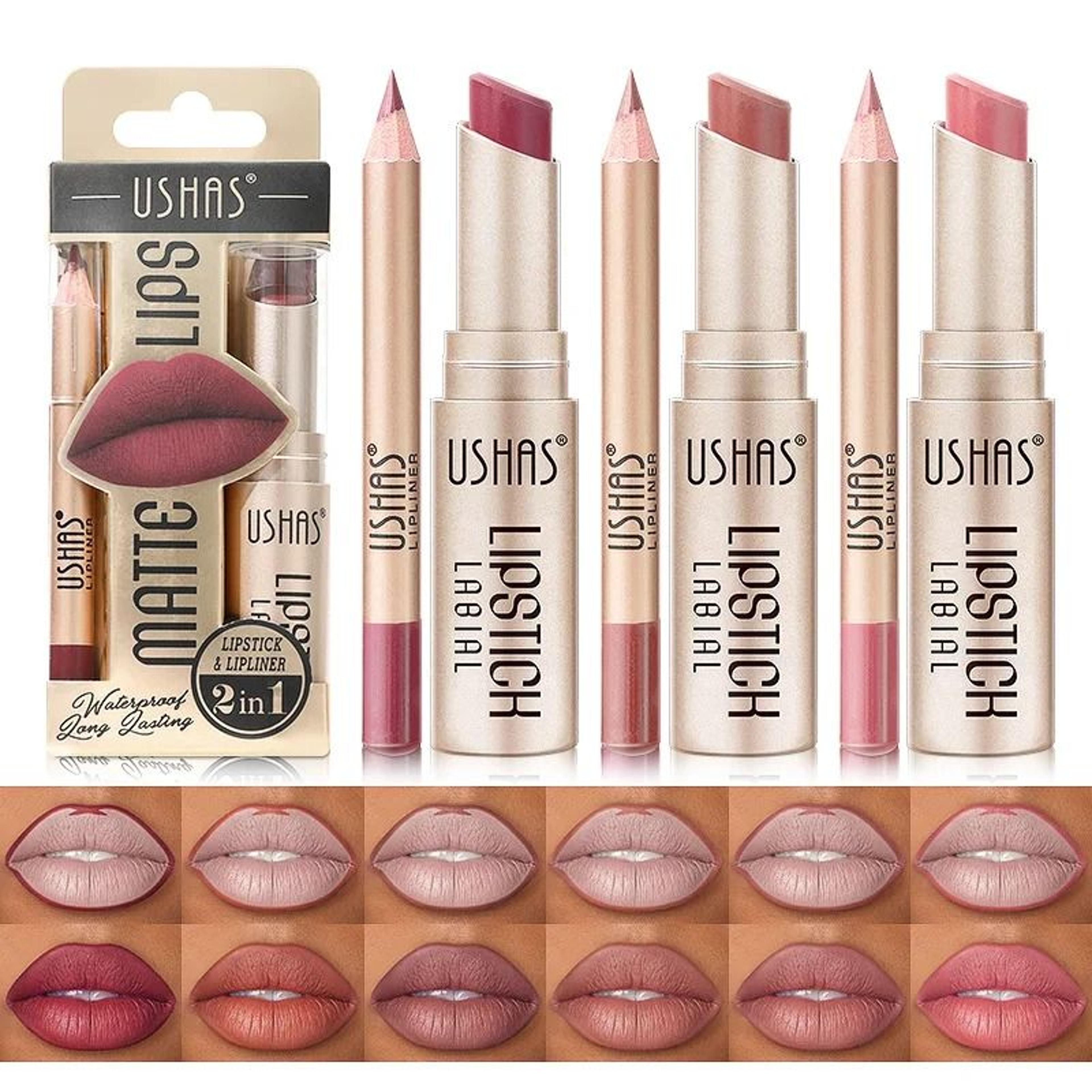 12 Color Lip Liner And Matte Lipstick Set For Smooth Long Lasting Color 2