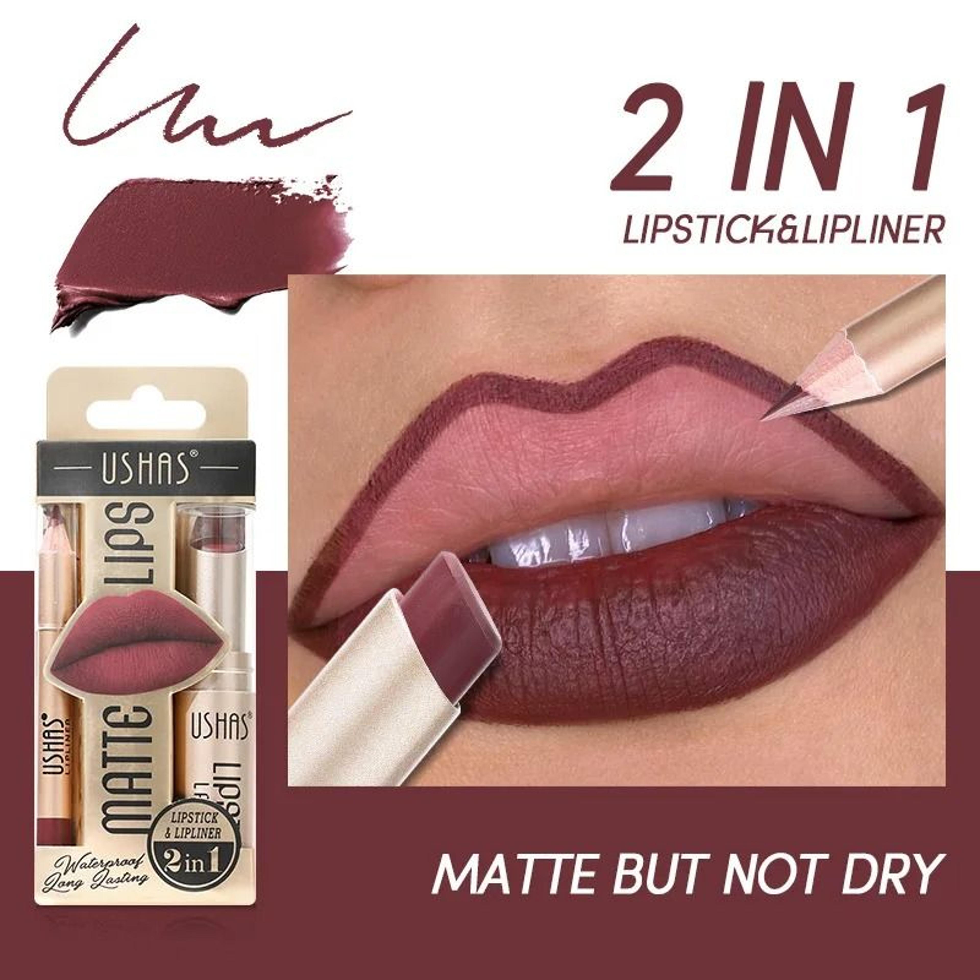 12 Color Lip Liner And Matte Lipstick Set For Smooth Long Lasting Color 3