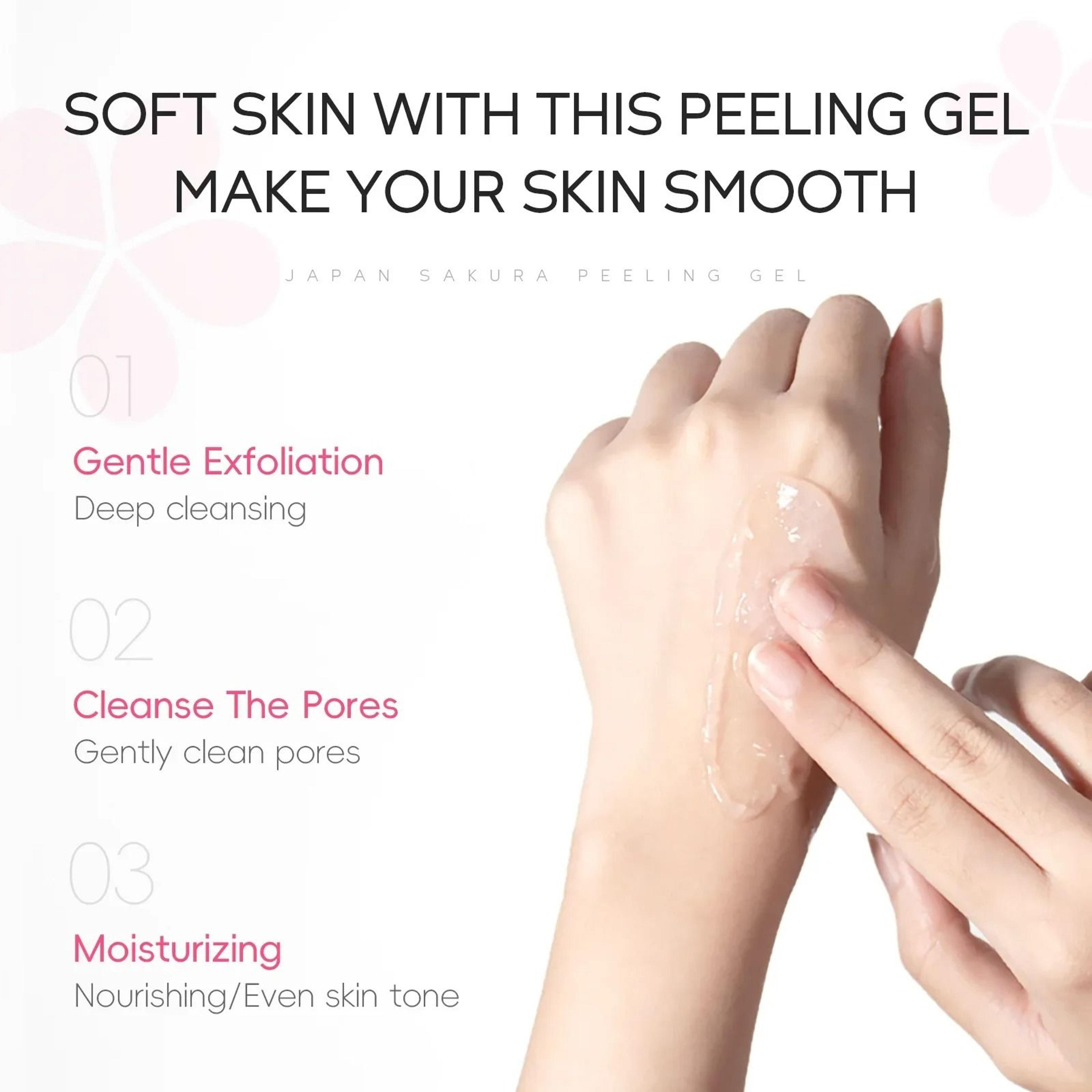 Sakura Exfoliating Body And Face Scrub For Hydrating And Smoothing Skin 3