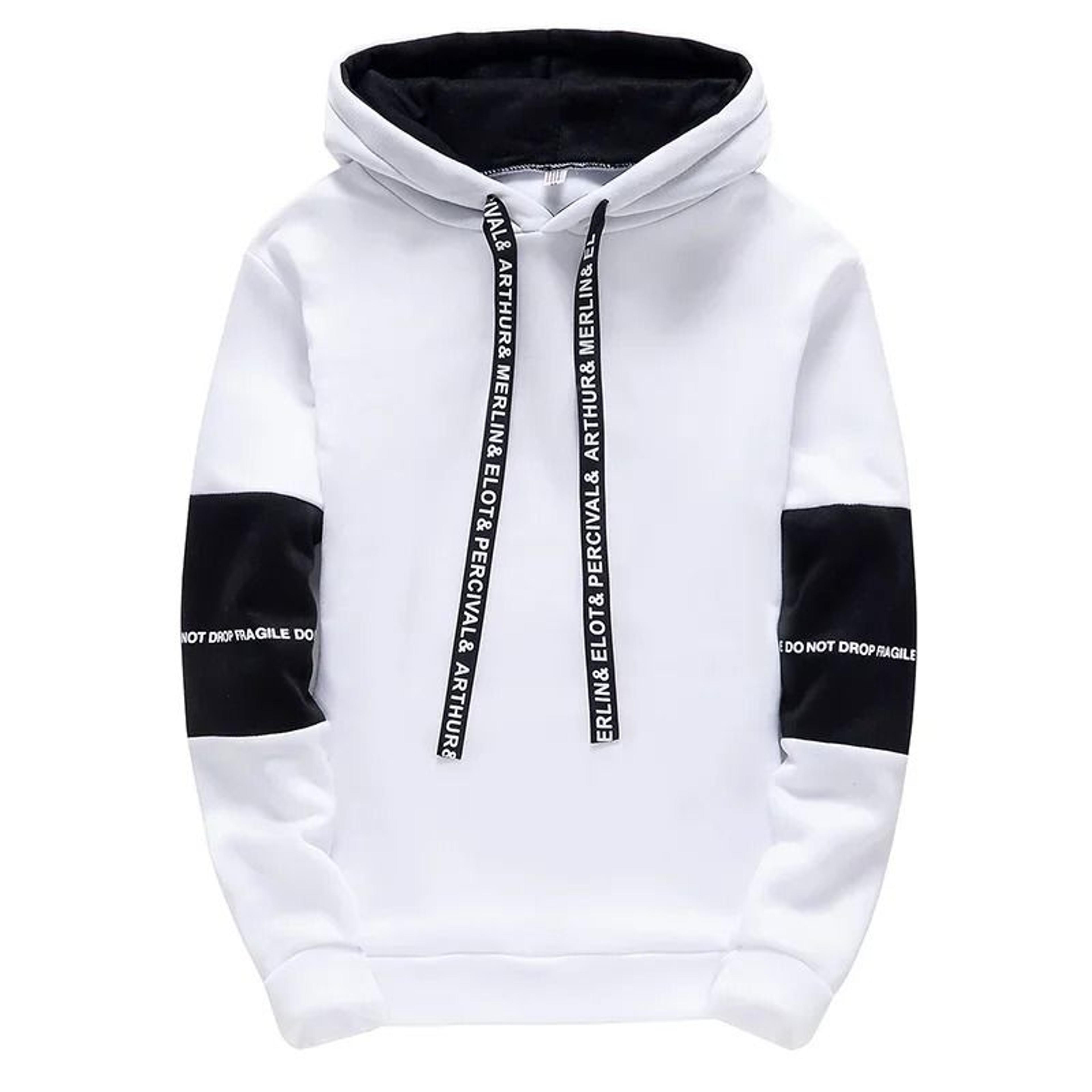 Mens Casual Letter Print Hoodie And Jogger Set 8