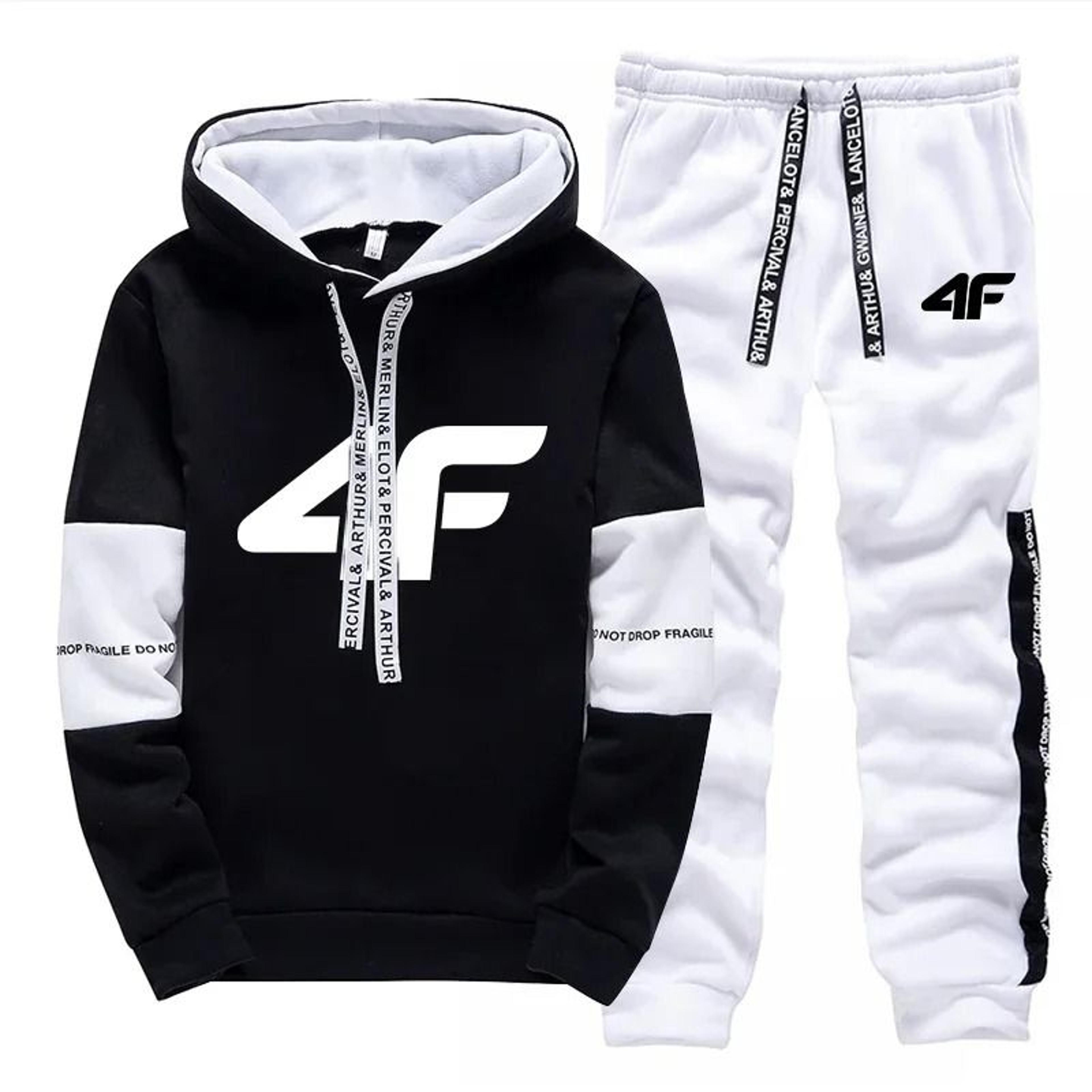 Mens Hooded Tracksuit Set For Casual Jogging And Daily Comfort 1