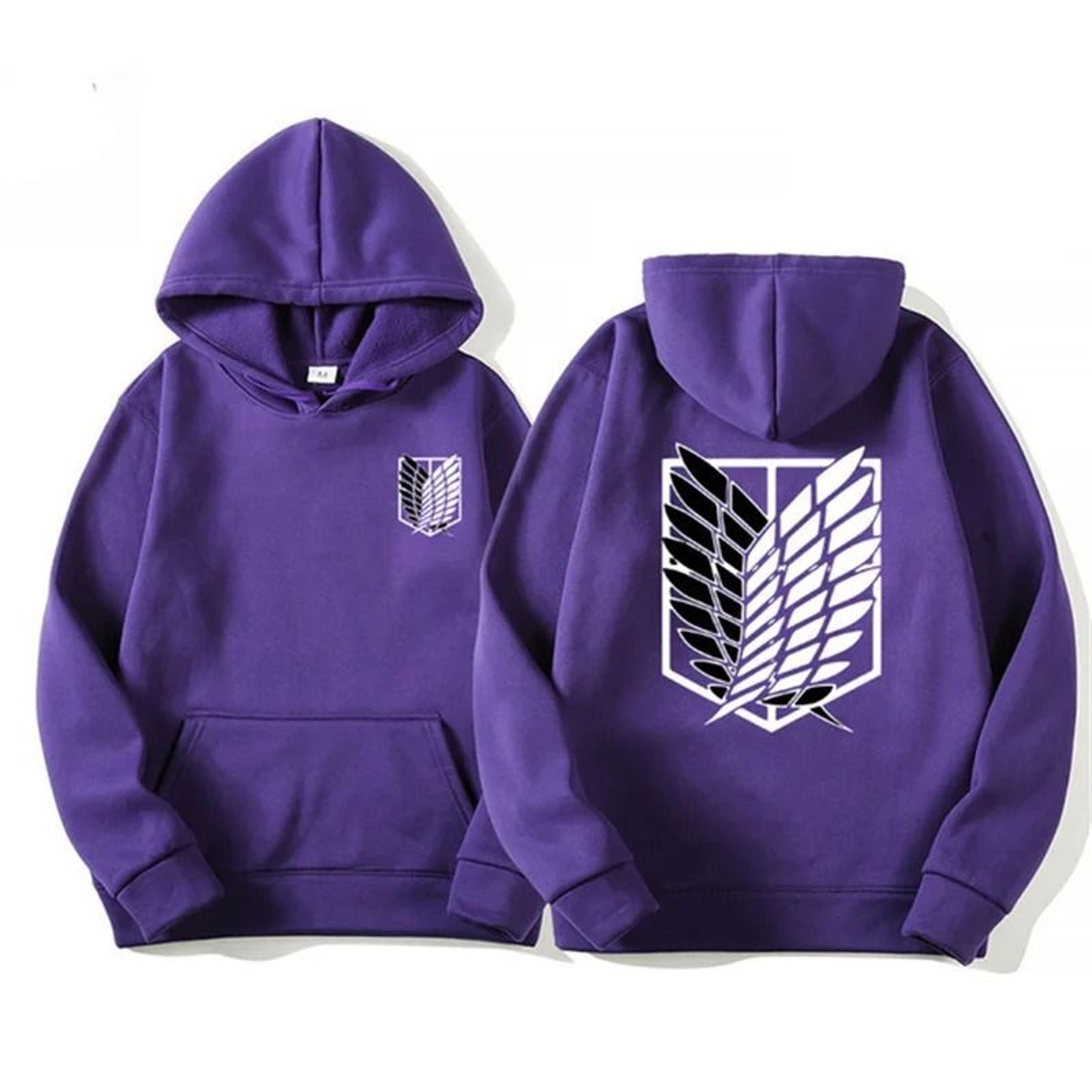 Mens Anime Graphic Hoodie Attack Inspired Streetwear Pullover 13