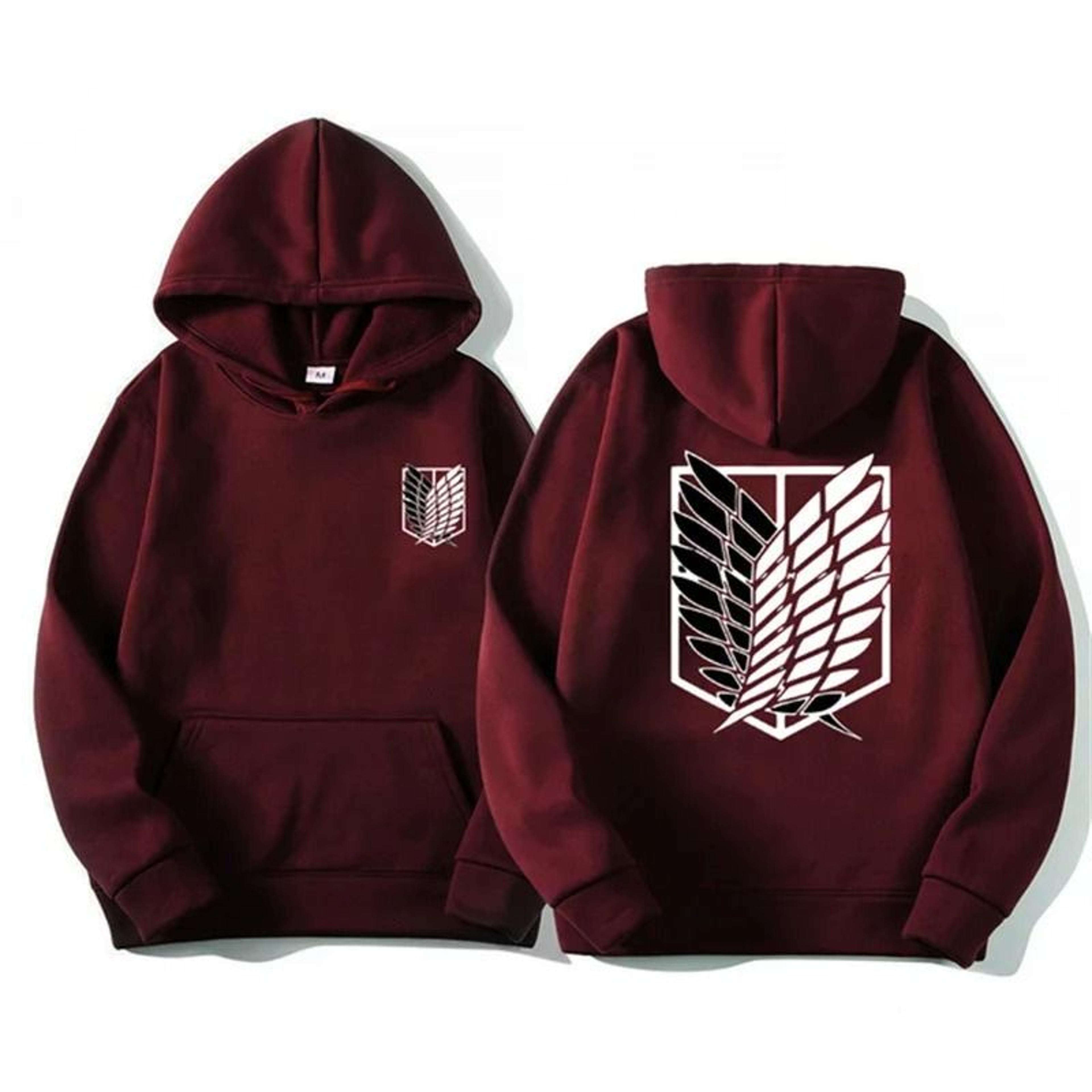 Mens Anime Graphic Hoodie Attack Inspired Streetwear Pullover 16