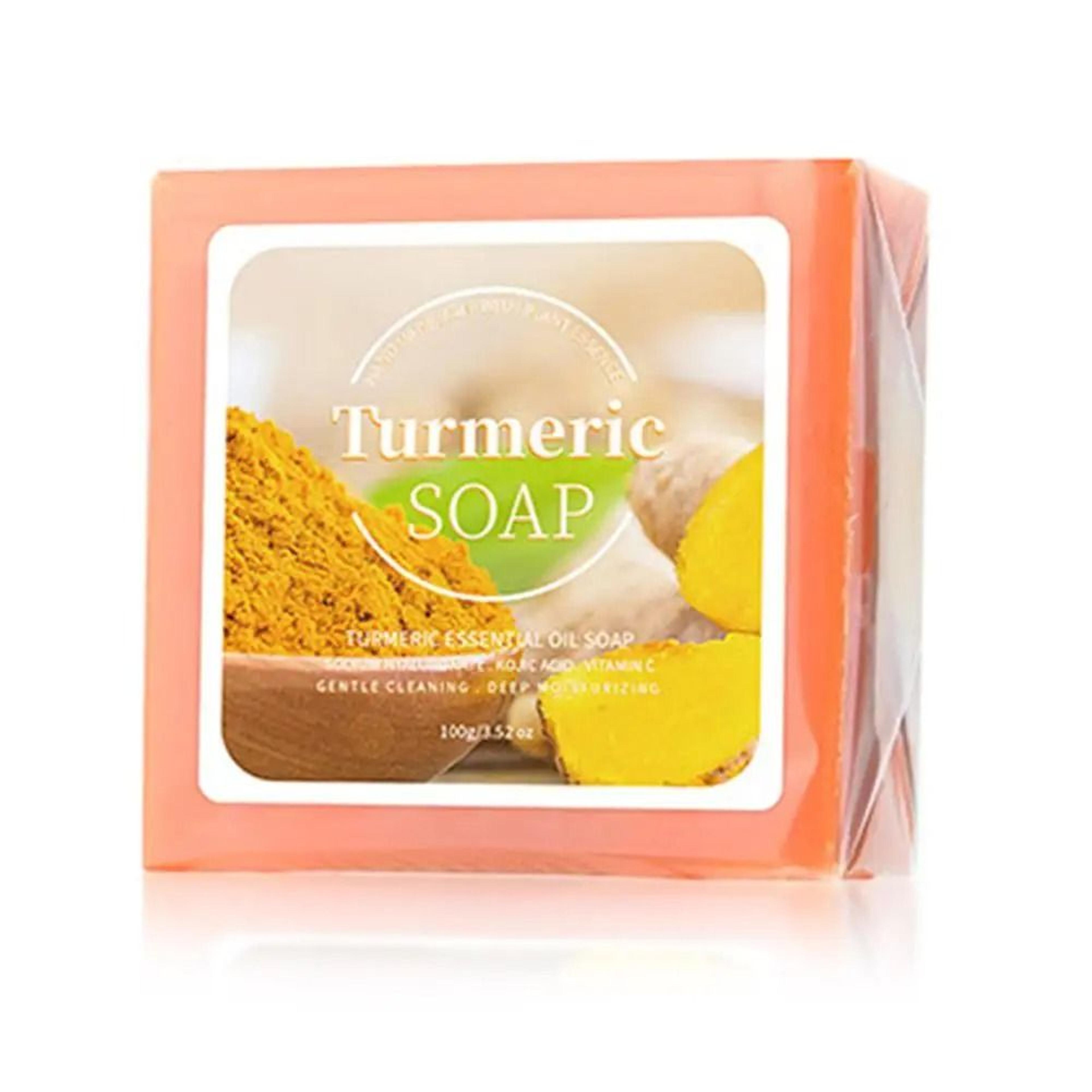 Turmeric Rose Natural Cleansing Soap With Essential Oils For Smooth And Bright Skin 6