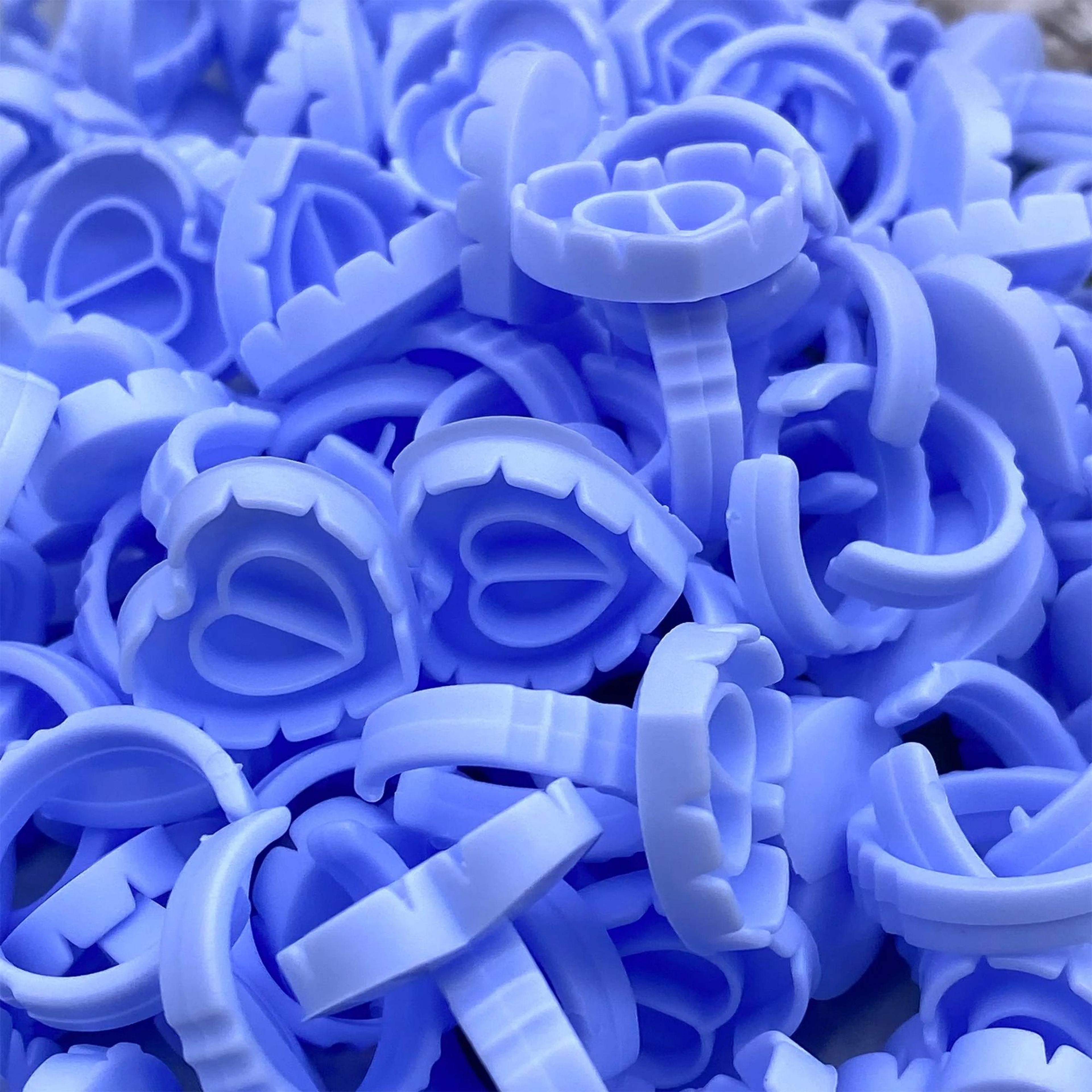 Disposable Eyelash Glue Cup Rings For Lash Extensions 100 Pack 4