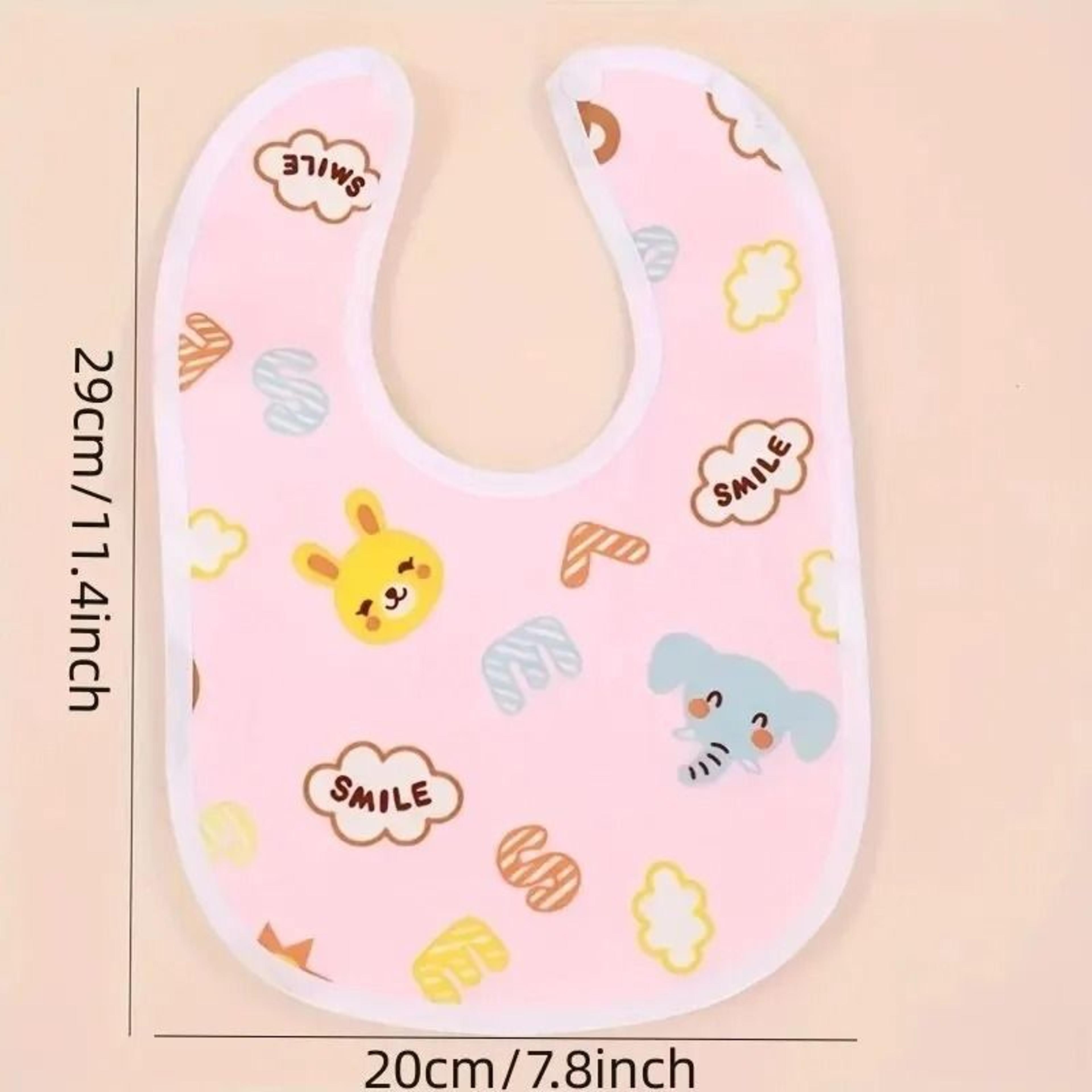 Ultra Soft Waterproof Baby Bib Set With Snap Closure 1