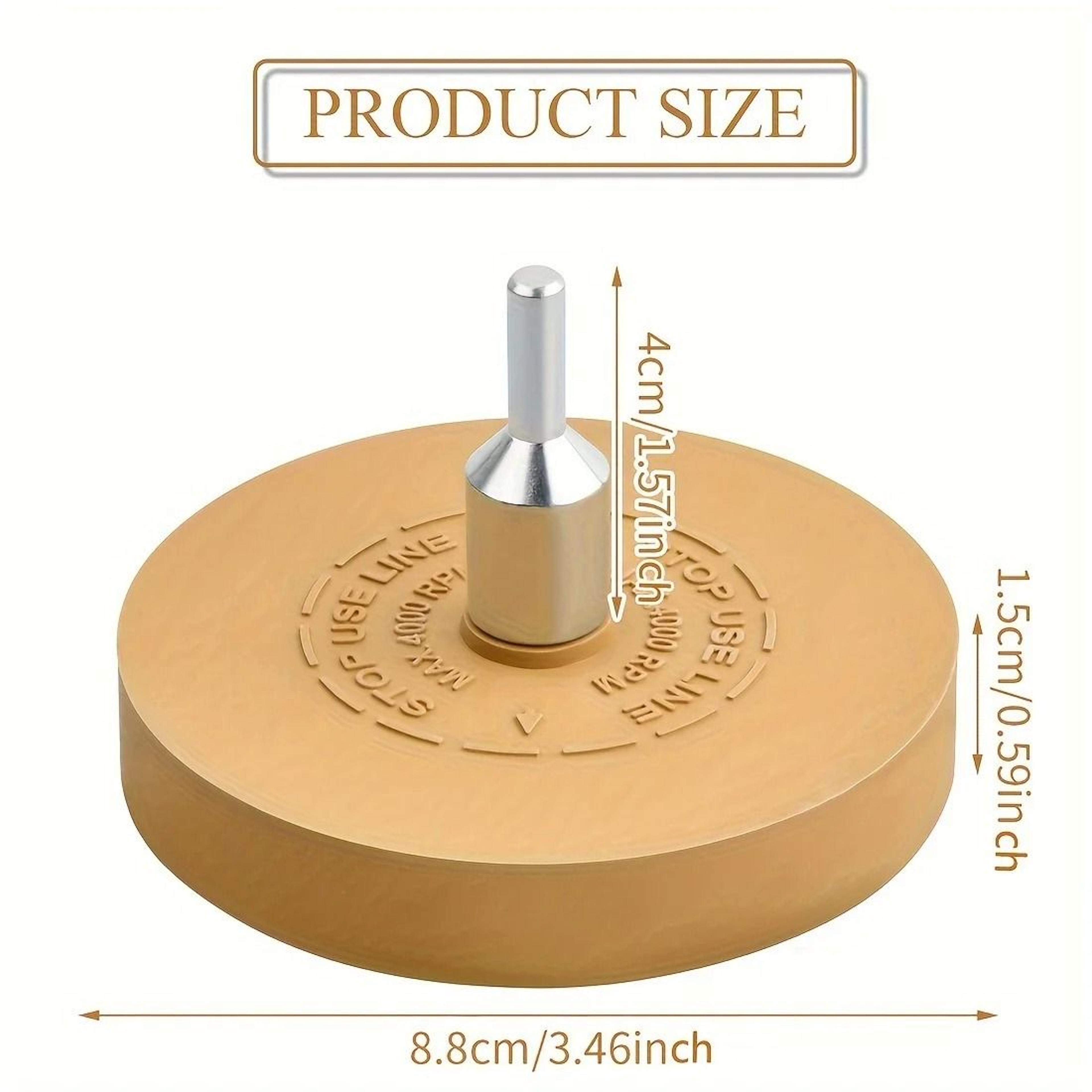 Decal Eraser Wheel With Drill Adapter For Sticker And Adhesive Removal 1