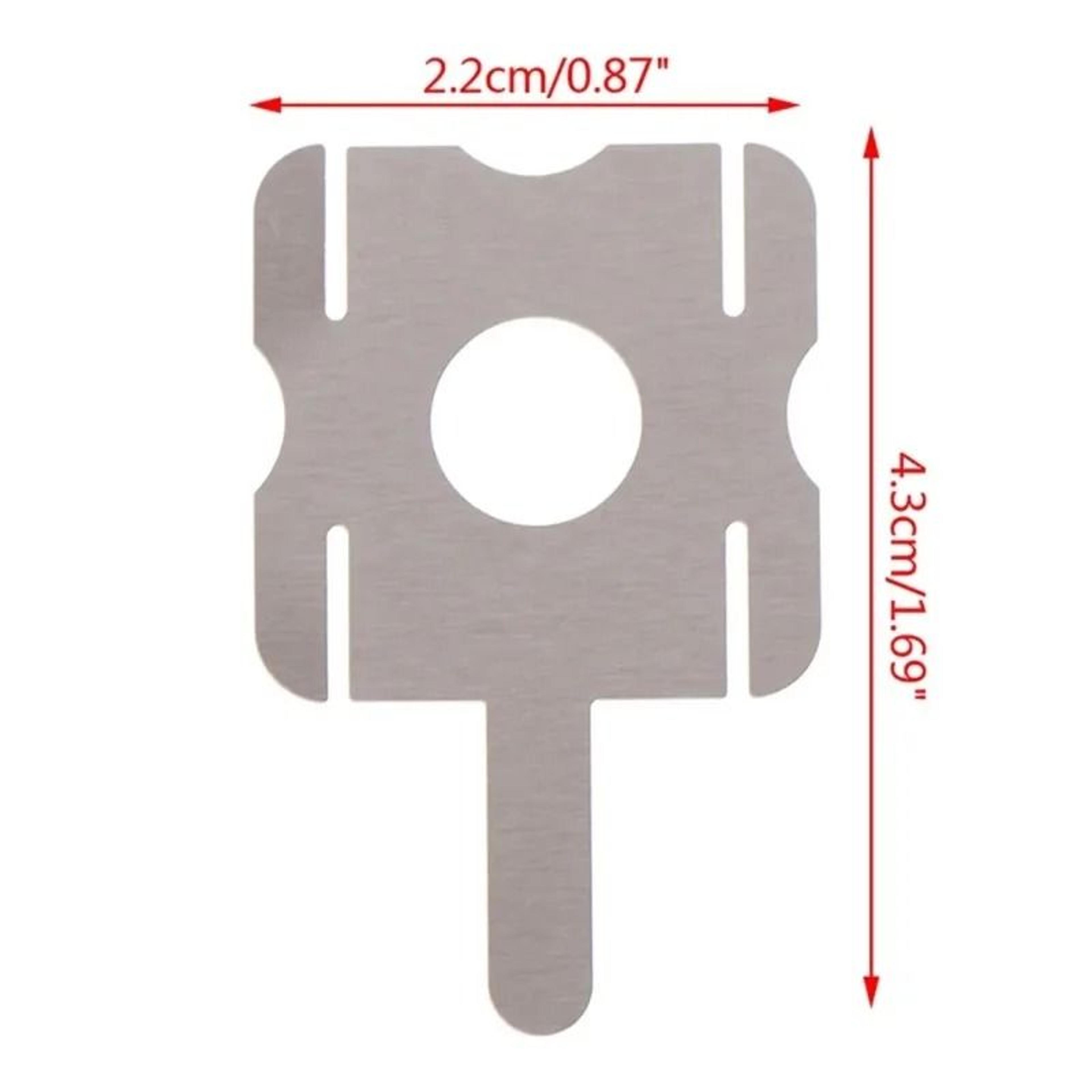 U Shaped Nickel Sheets For 4S Lithium Battery Pack Welding 50 Piece Set 3