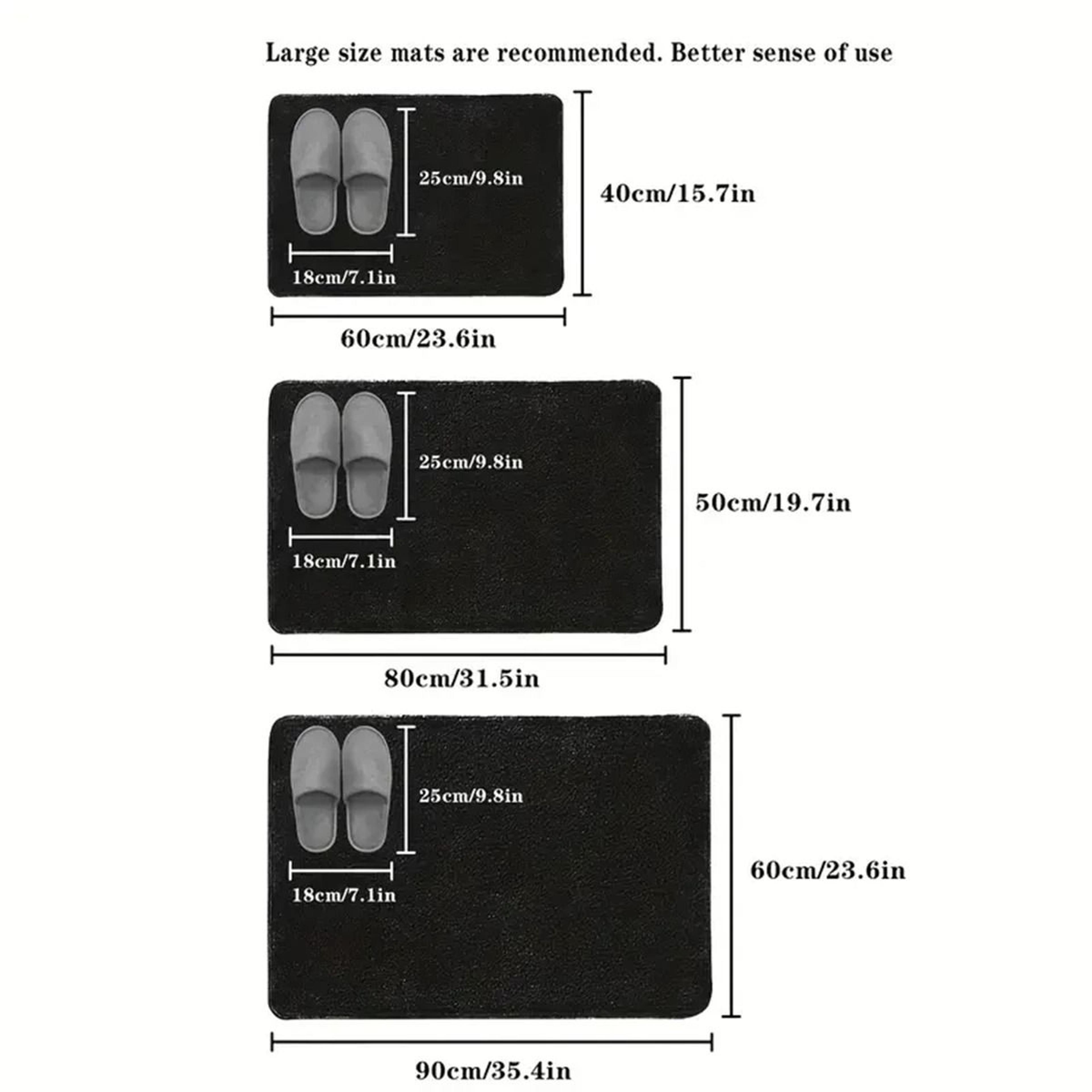 Super Absorbent Anti Slip Bathroom Floor Mat 1