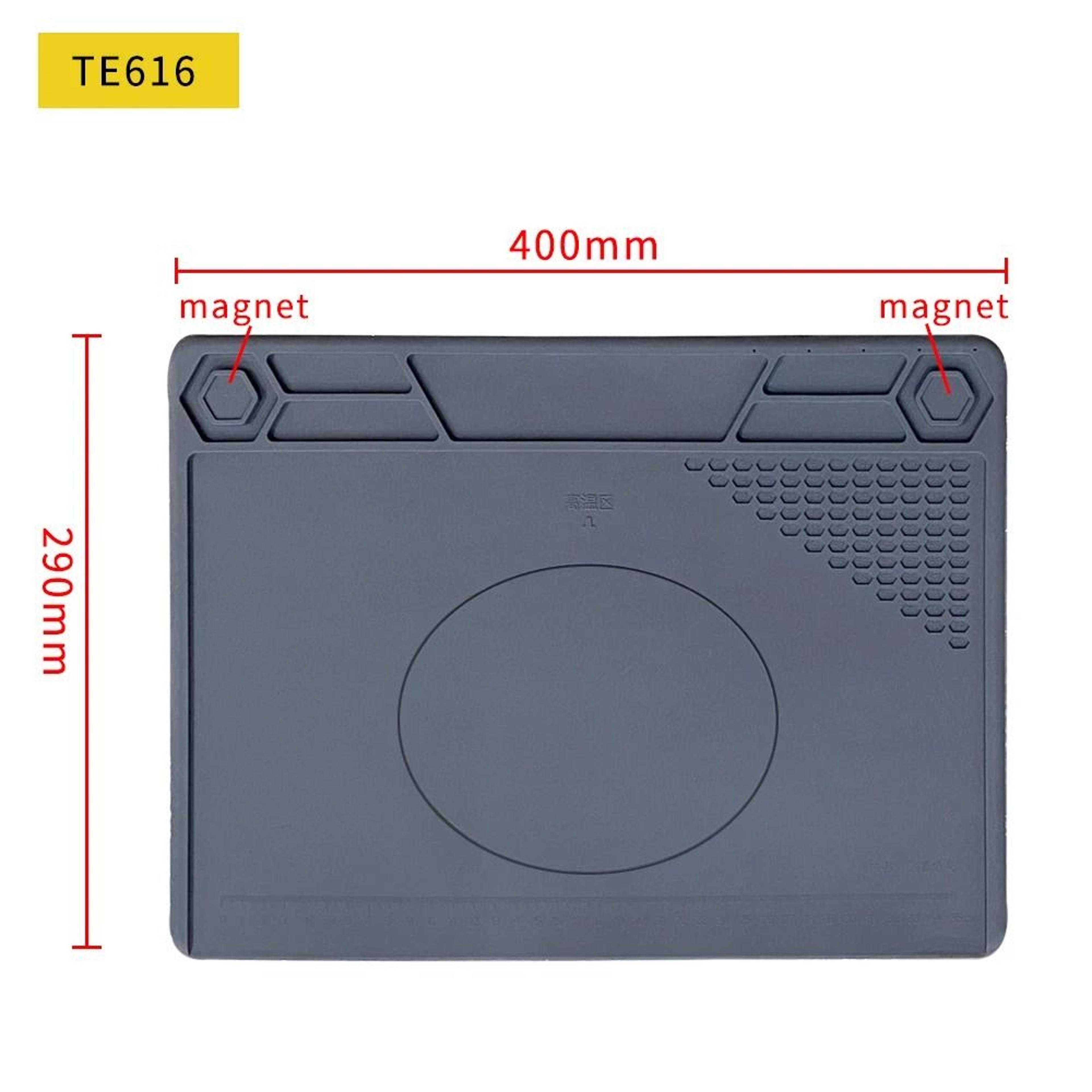 Silicone Soldering Mat With Heat Insulation And Magnetic Work Areas 14