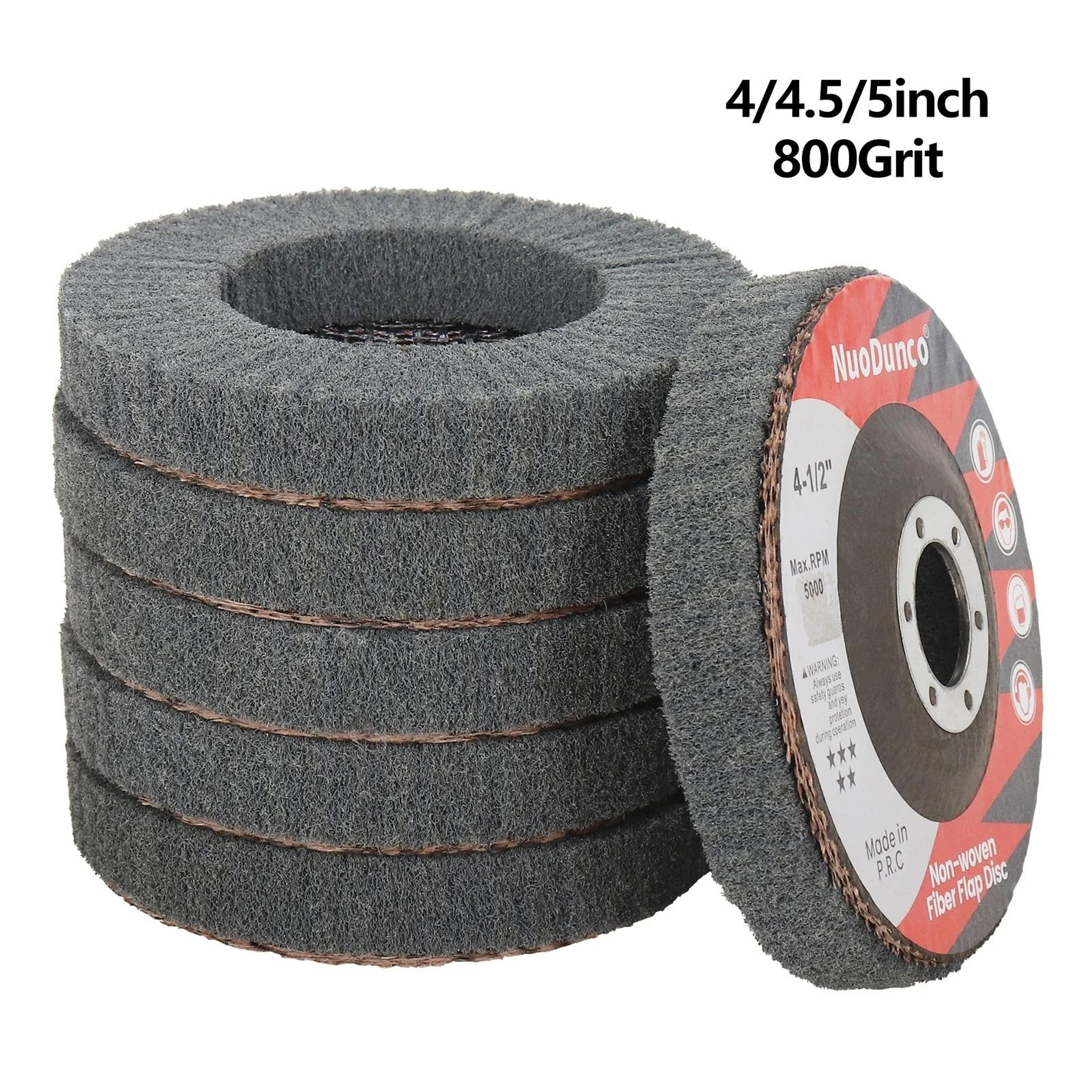 Nylon Fiber Flap Polishing Wheel Disc For Angle Grinders 800 Grit 1