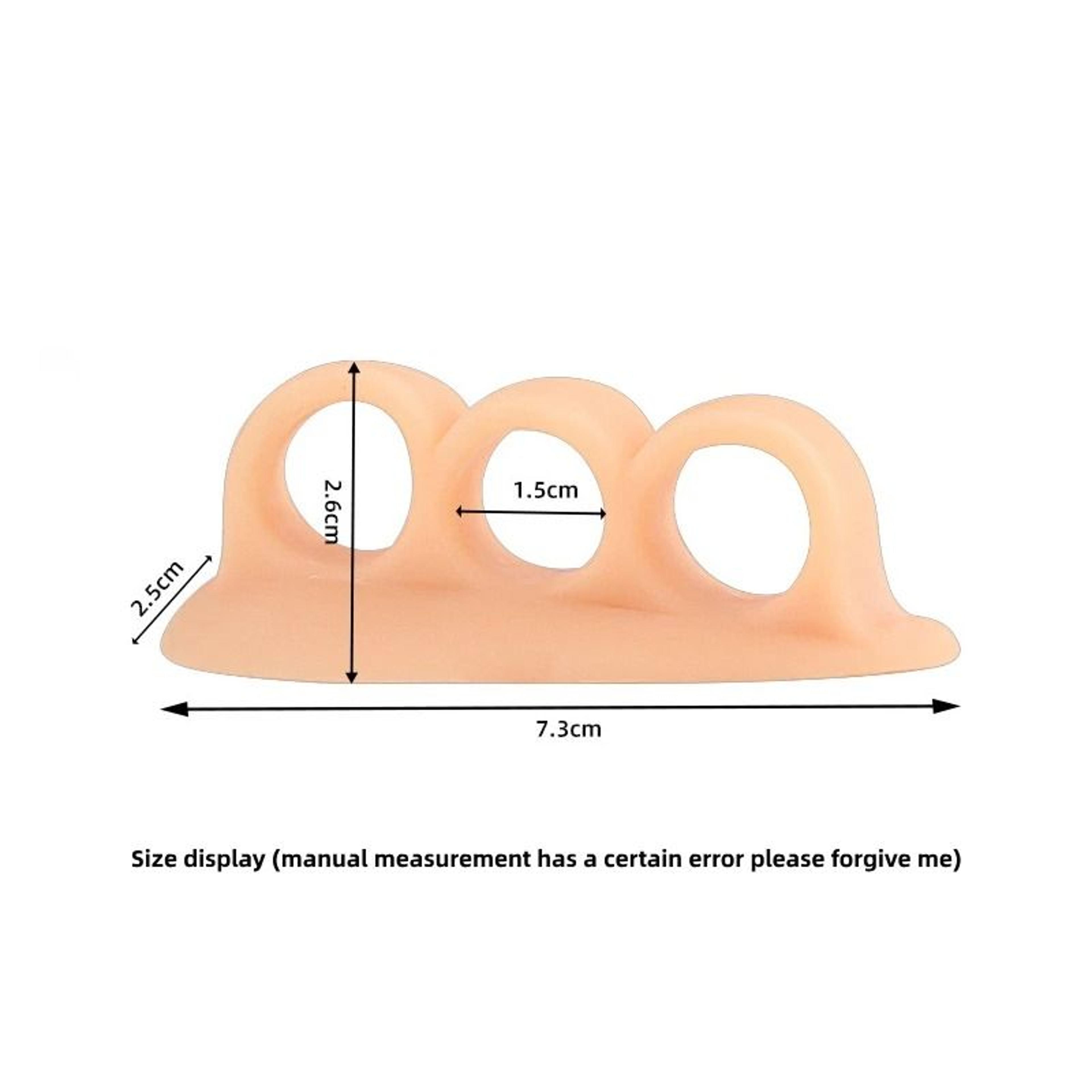 Silicone Toe Separator Pair For Hammer Toe And Bunion Support 6