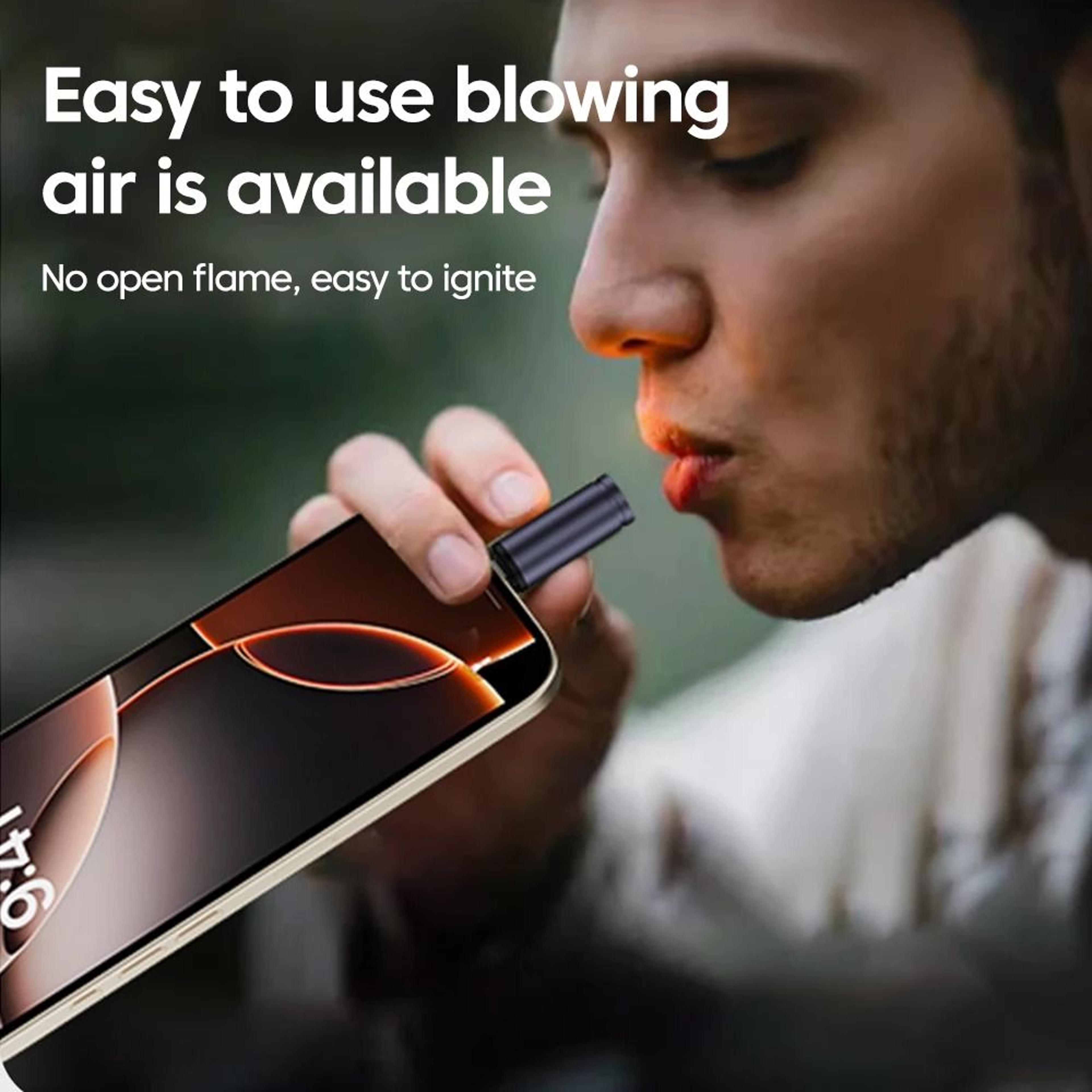 Type C Mini Windproof Cigarette Lighter USB C Portable Igniter 5