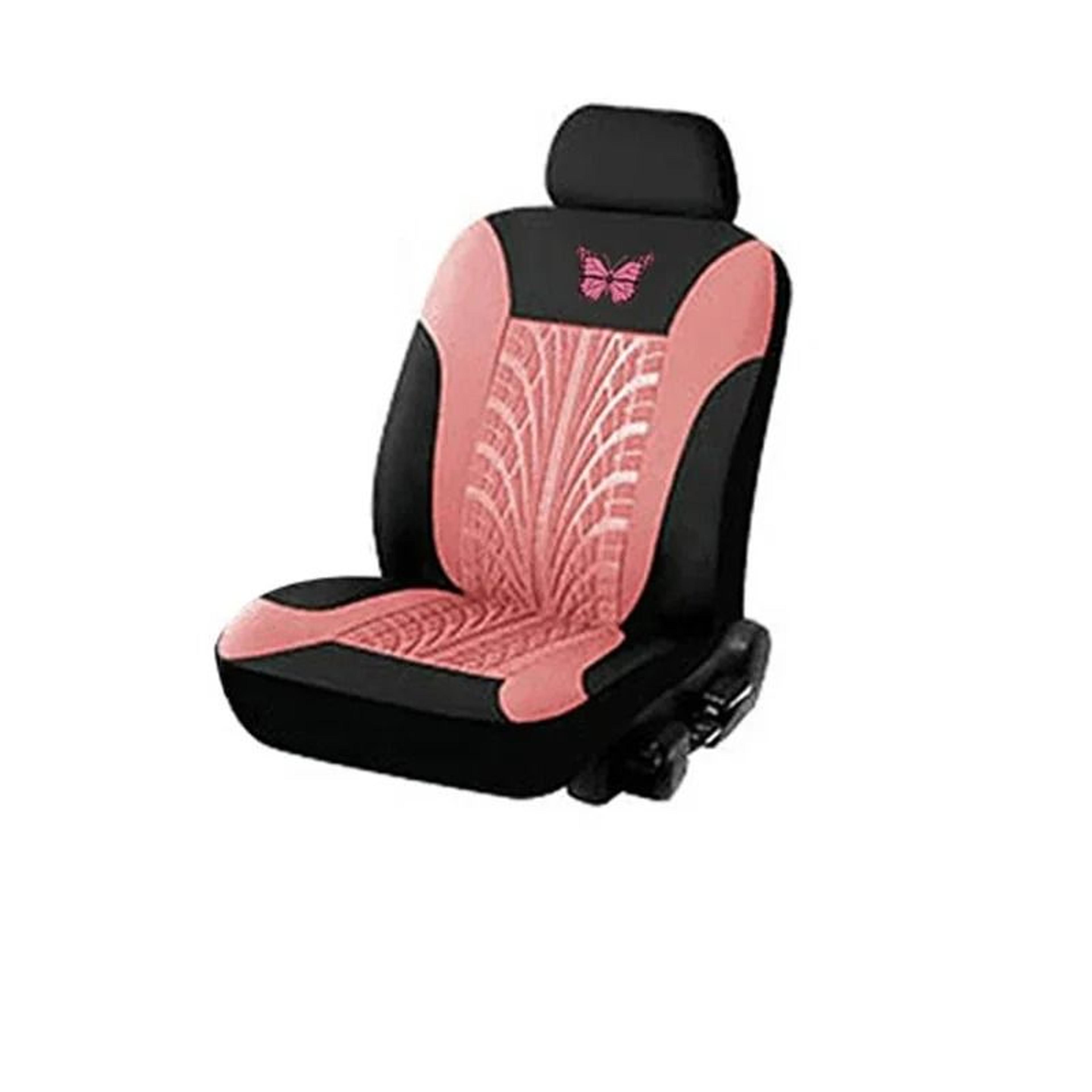 Butterfly Embroidery Car Seat Cover Set Universal Fit Front Or Full Set 17