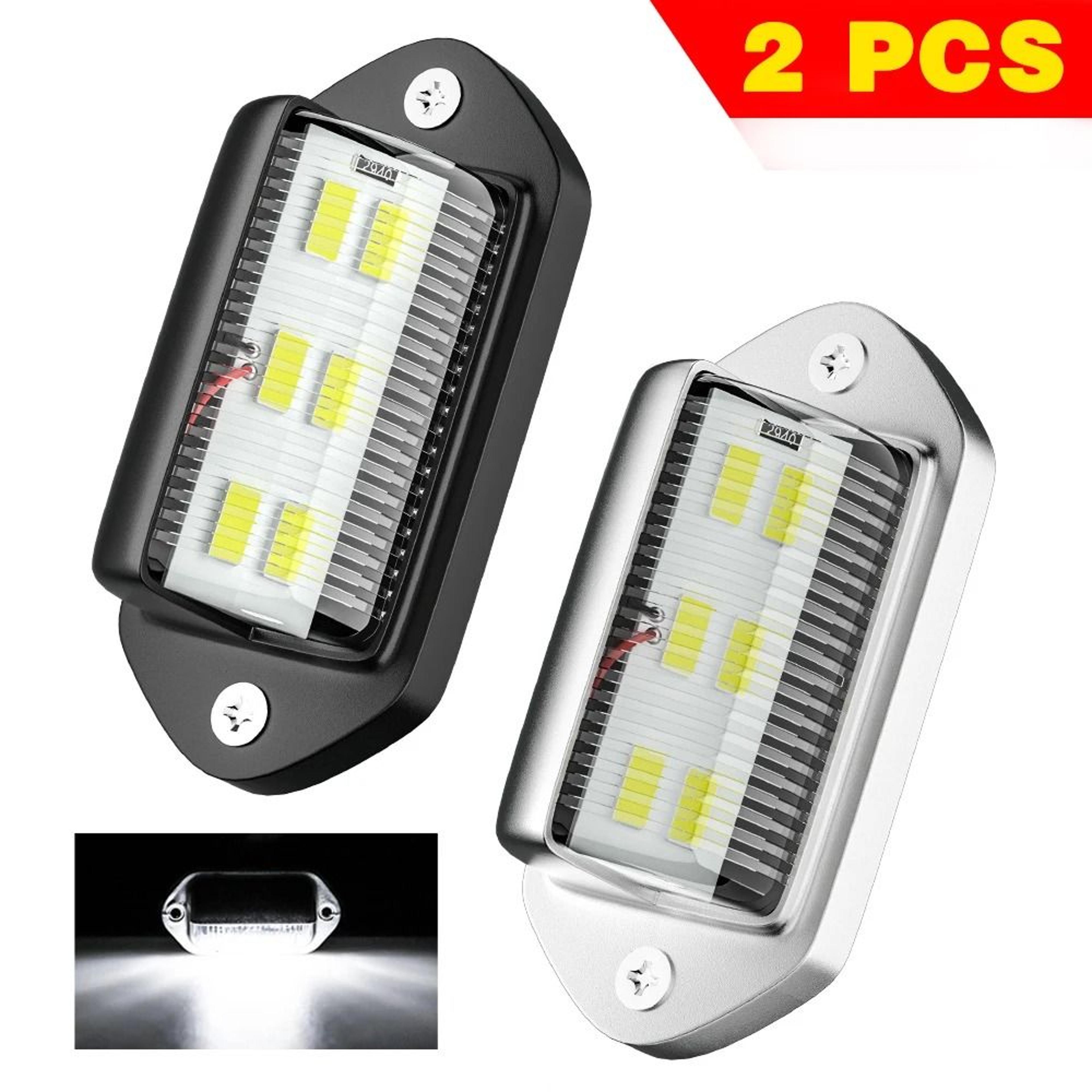 white led license plate light waterproof 12v 24v lamp for trucks and suvs
