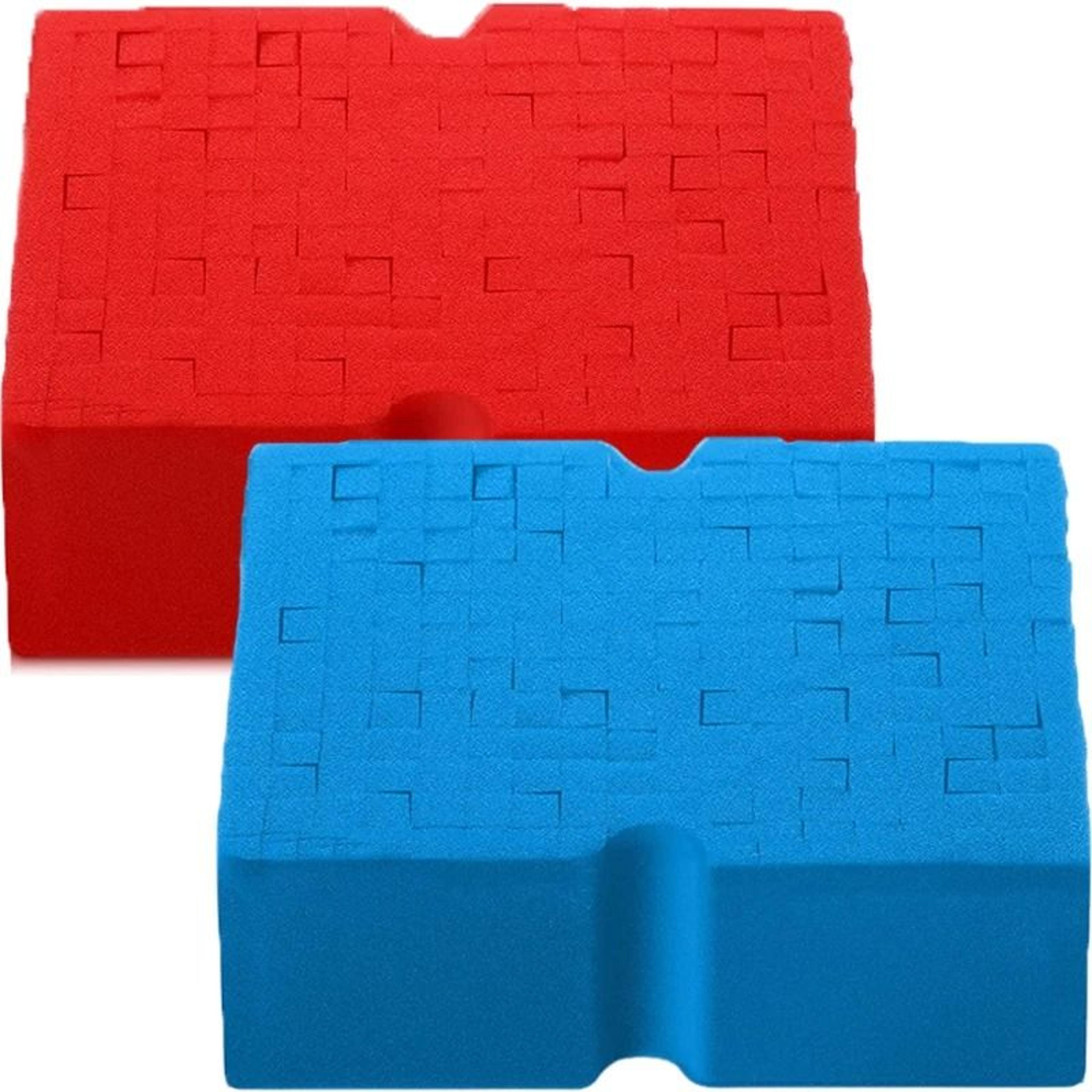 Large Cross Cut Car Wash Sponge Soft Foam Grid Cleaning Tool 1