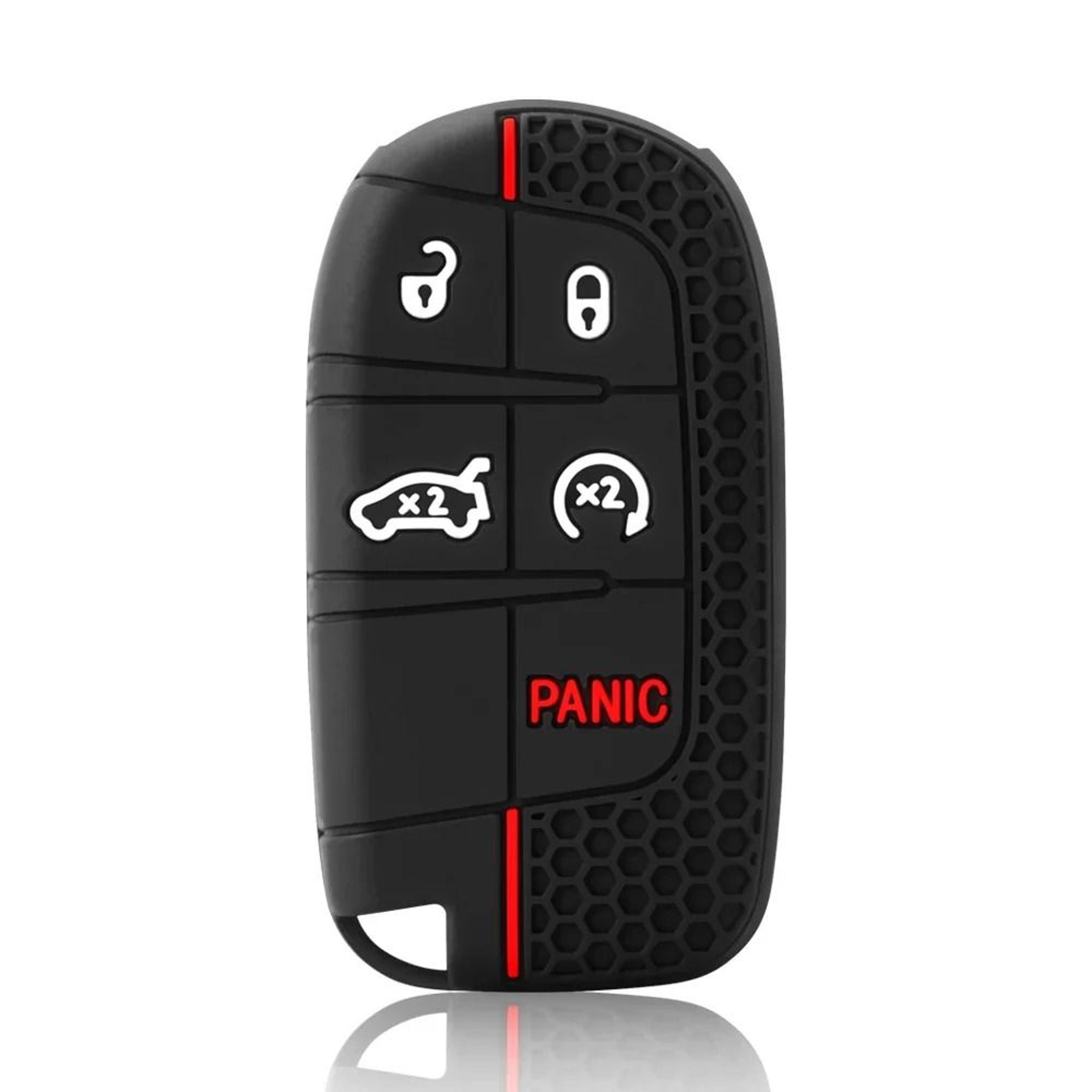 Silicone Car Key Cover Case For Dodge Ram Charger Journey 2
