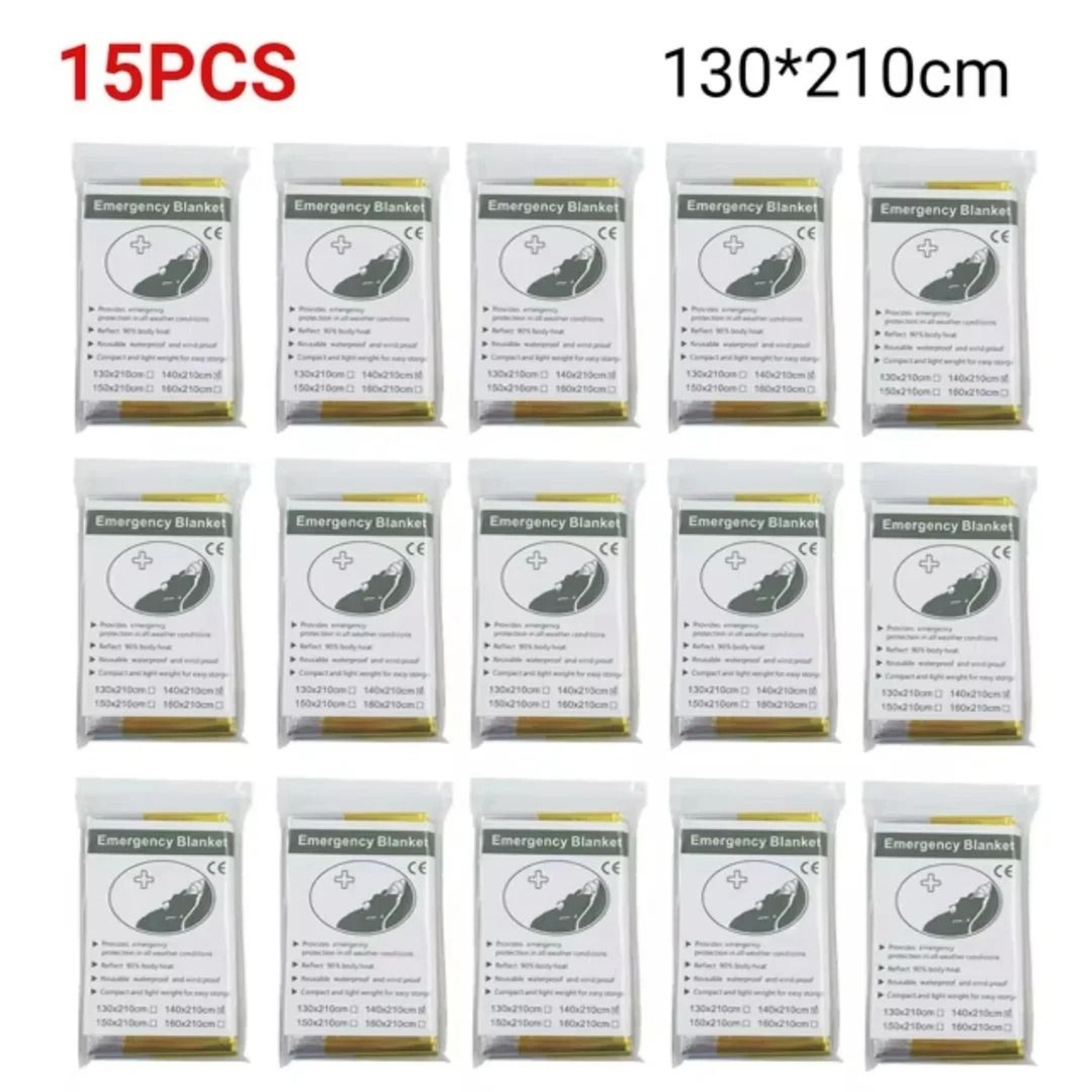 Emergency Survival Blanket Gold Silver Thermal Rescue Sheet Waterproof First Aid Outdoor Gear 9