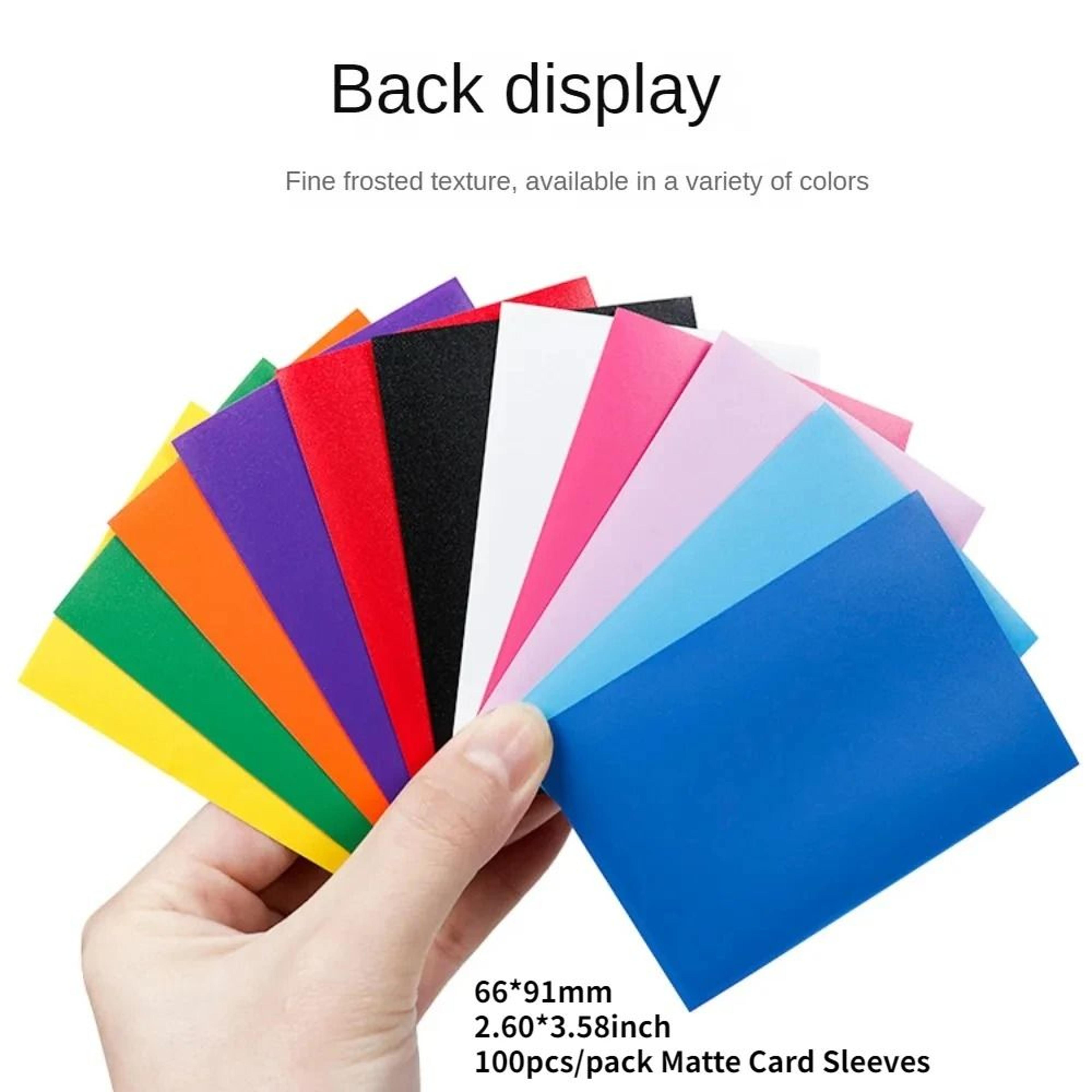 Matte Standard Card Sleeves 100 Pack Trading Card Protectors For TCG And Board Games 1