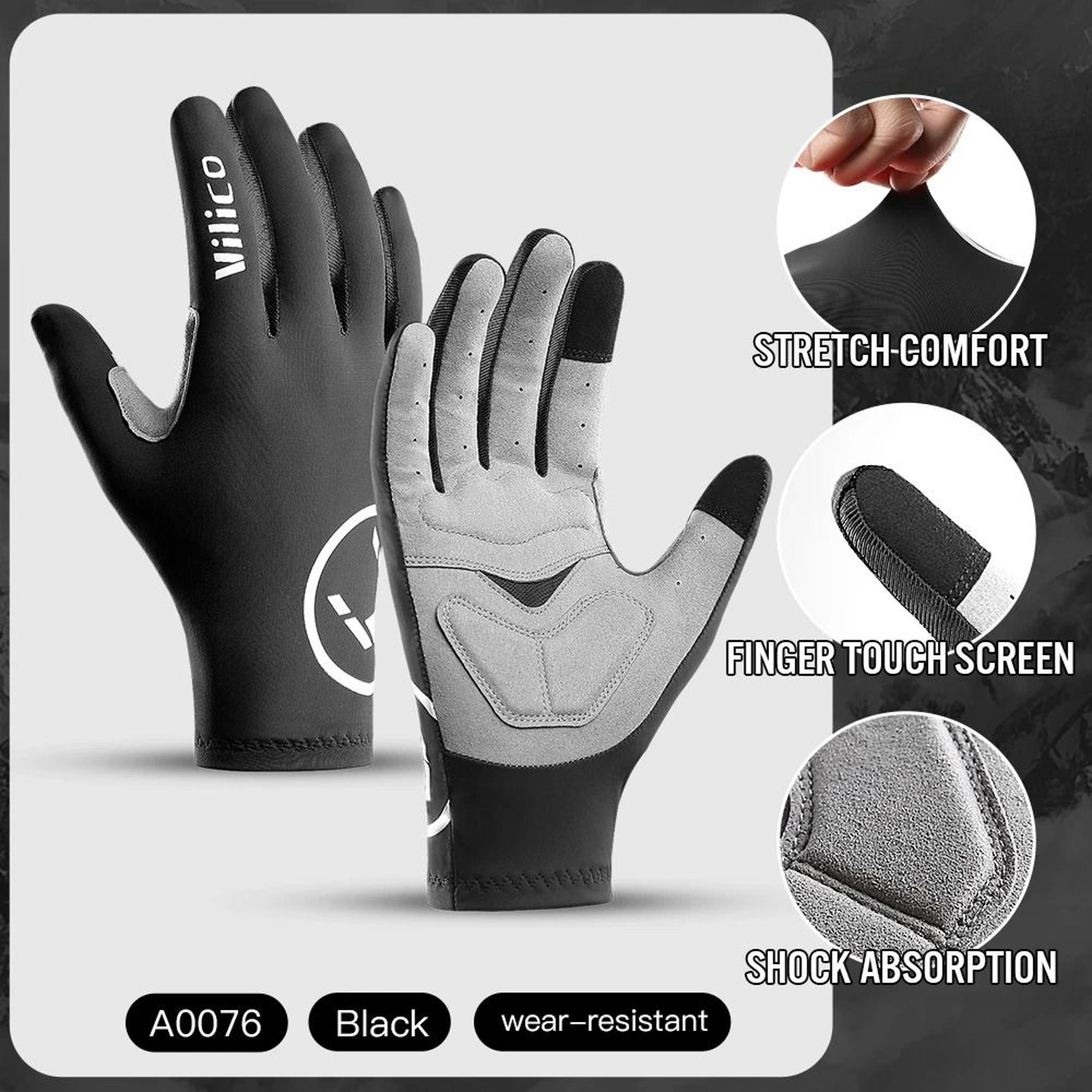 Professional Cycling Gloves With Touch Screen And Shock Absorption 6