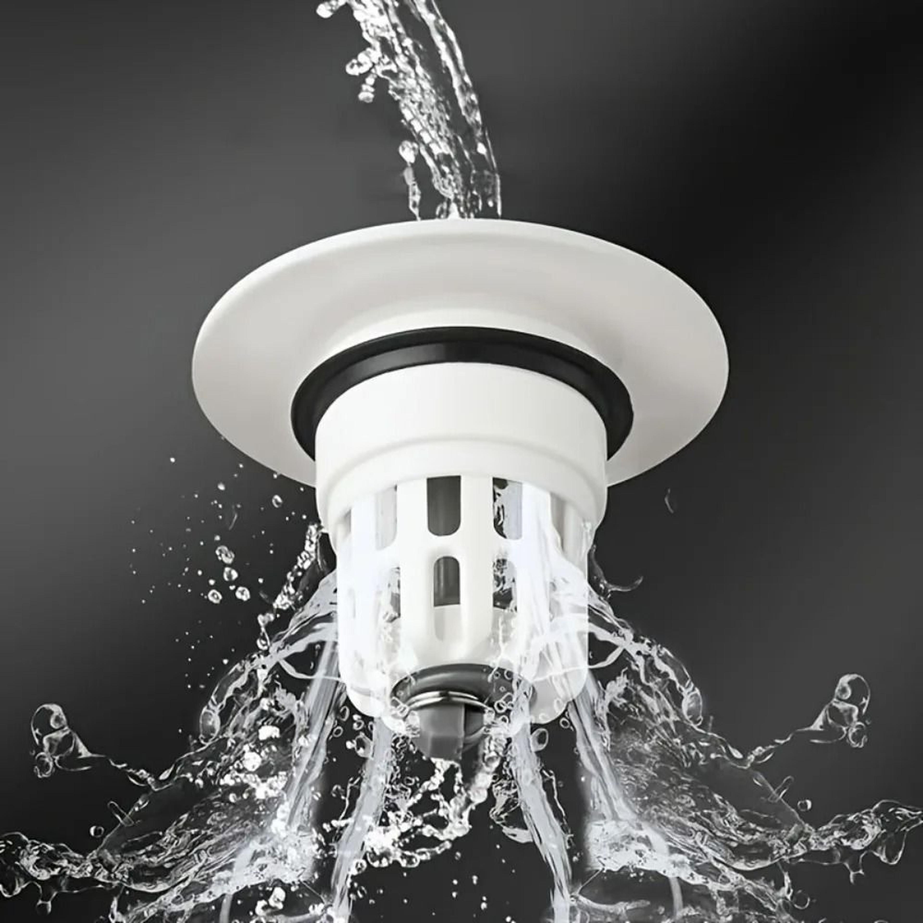 Bathroom Sink PopUp Drain Plug Filter 4