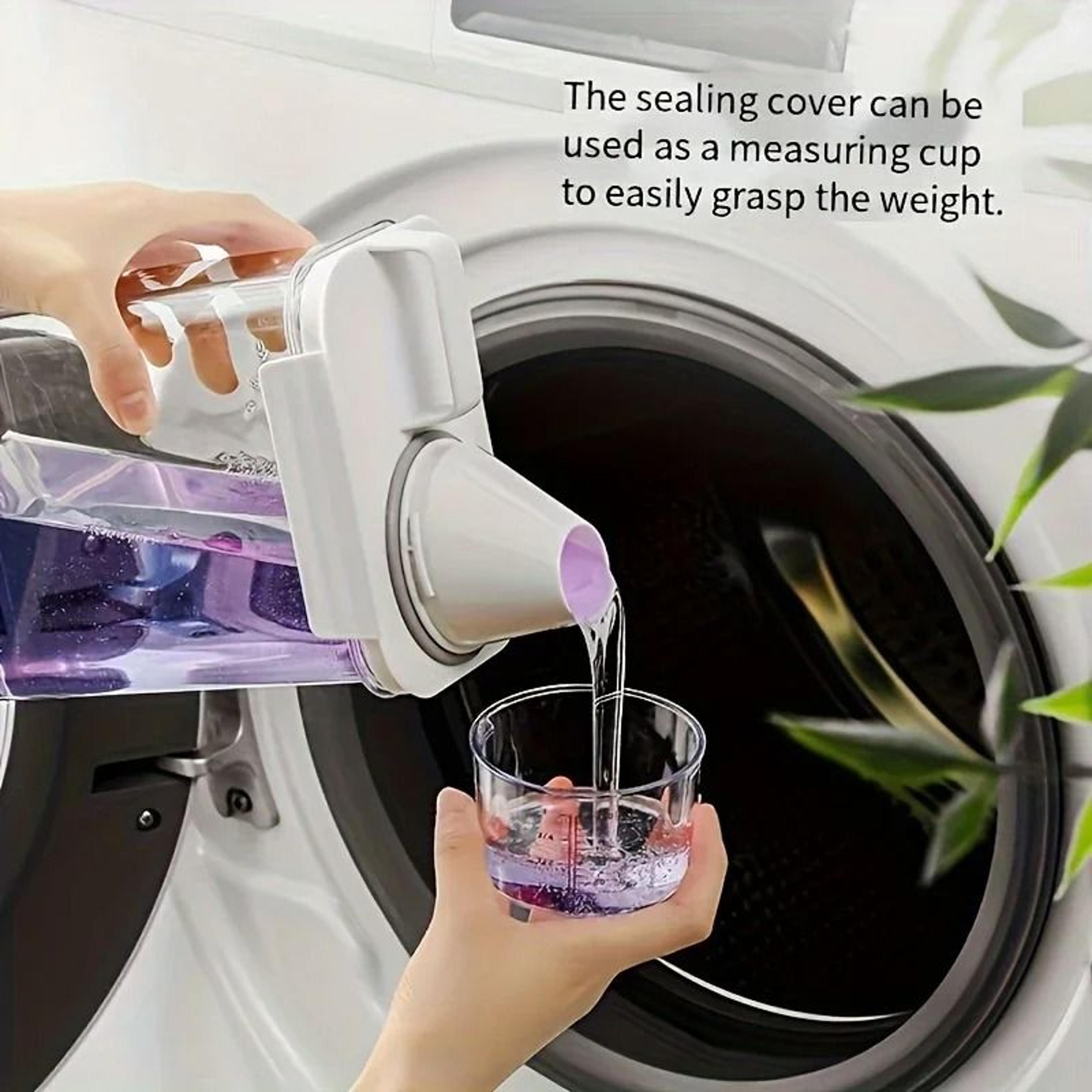 Airtight Laundry Detergent Powder Storage Container With Measuring Cup 3