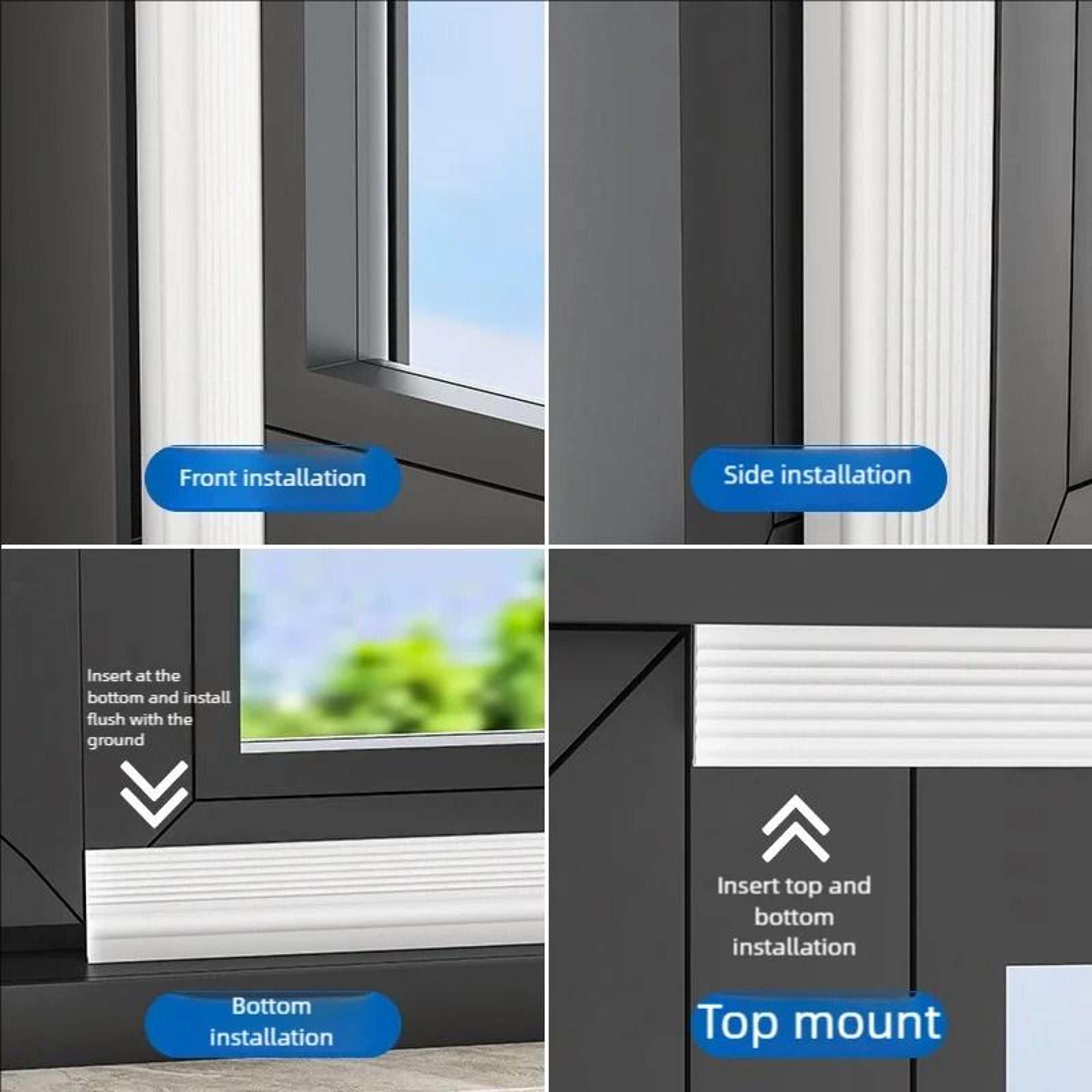 Triple Soundproof Window Seal Strip Self Adhesive Design 5