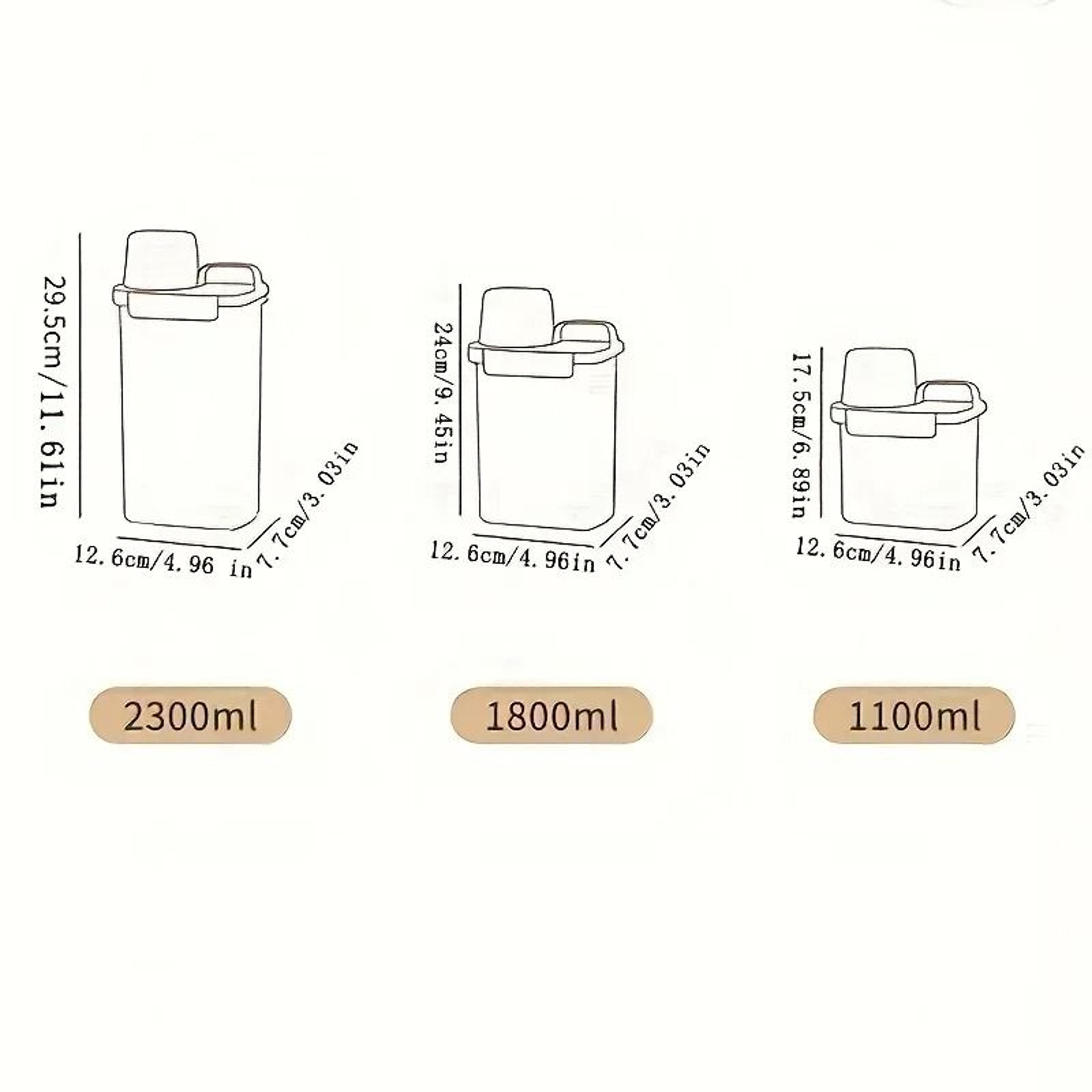 Airtight Laundry Powder Dispenser With Measuring Cup 6