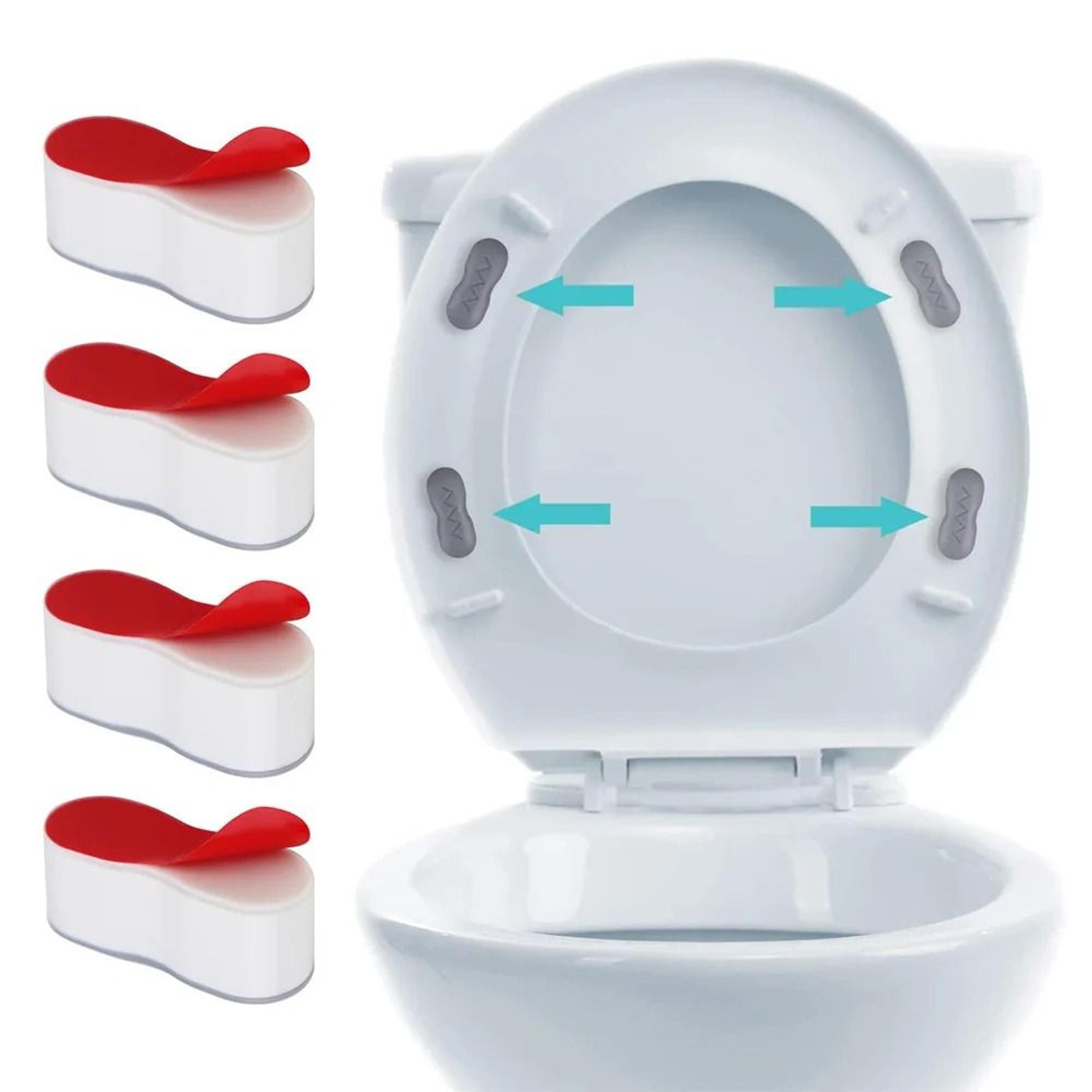 Toilet Seat Bumper Pads With Strong Adhesive 4 Piece Set 1