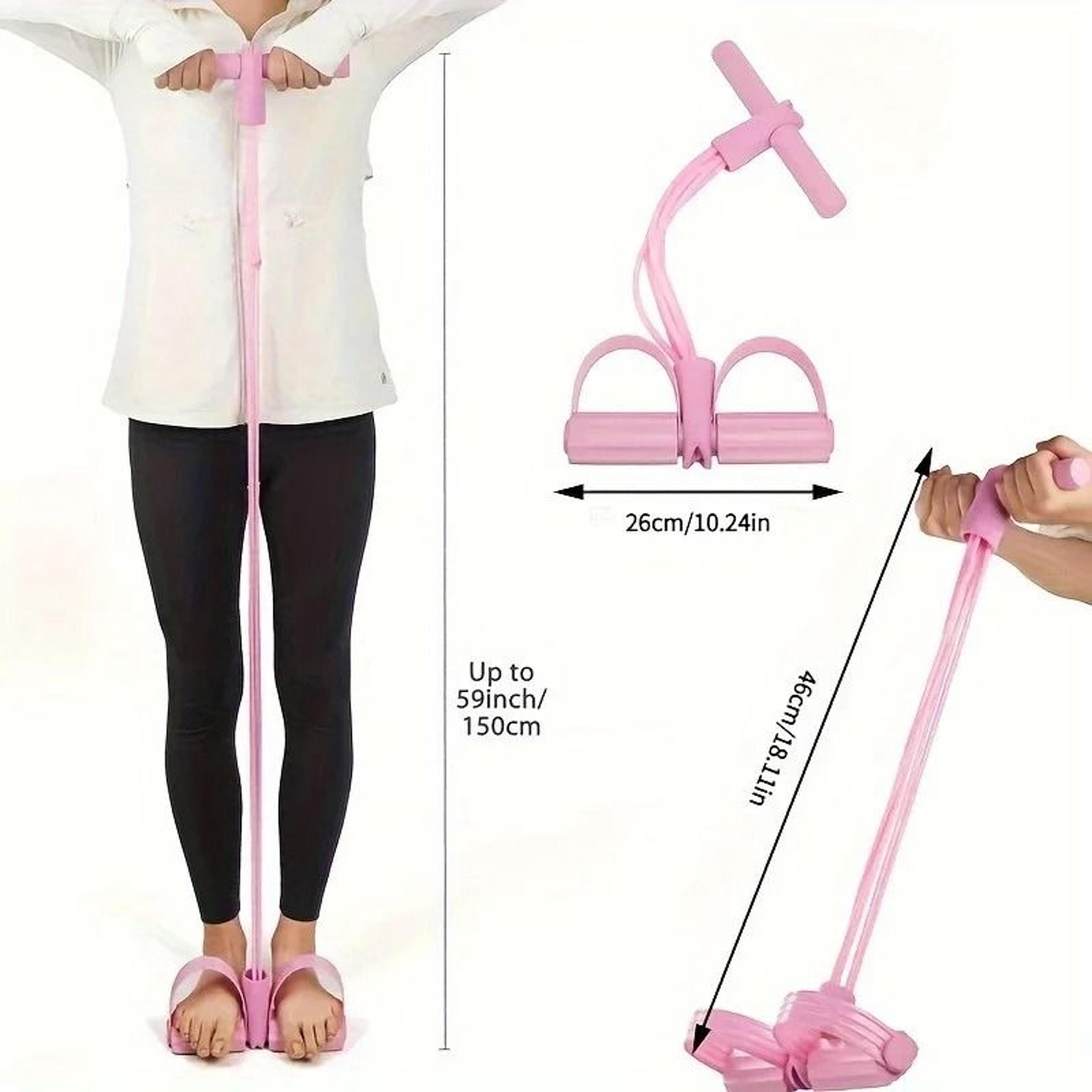Portable Pedal Puller Resistance Band Sit Up Assist Fitness Trainer 6