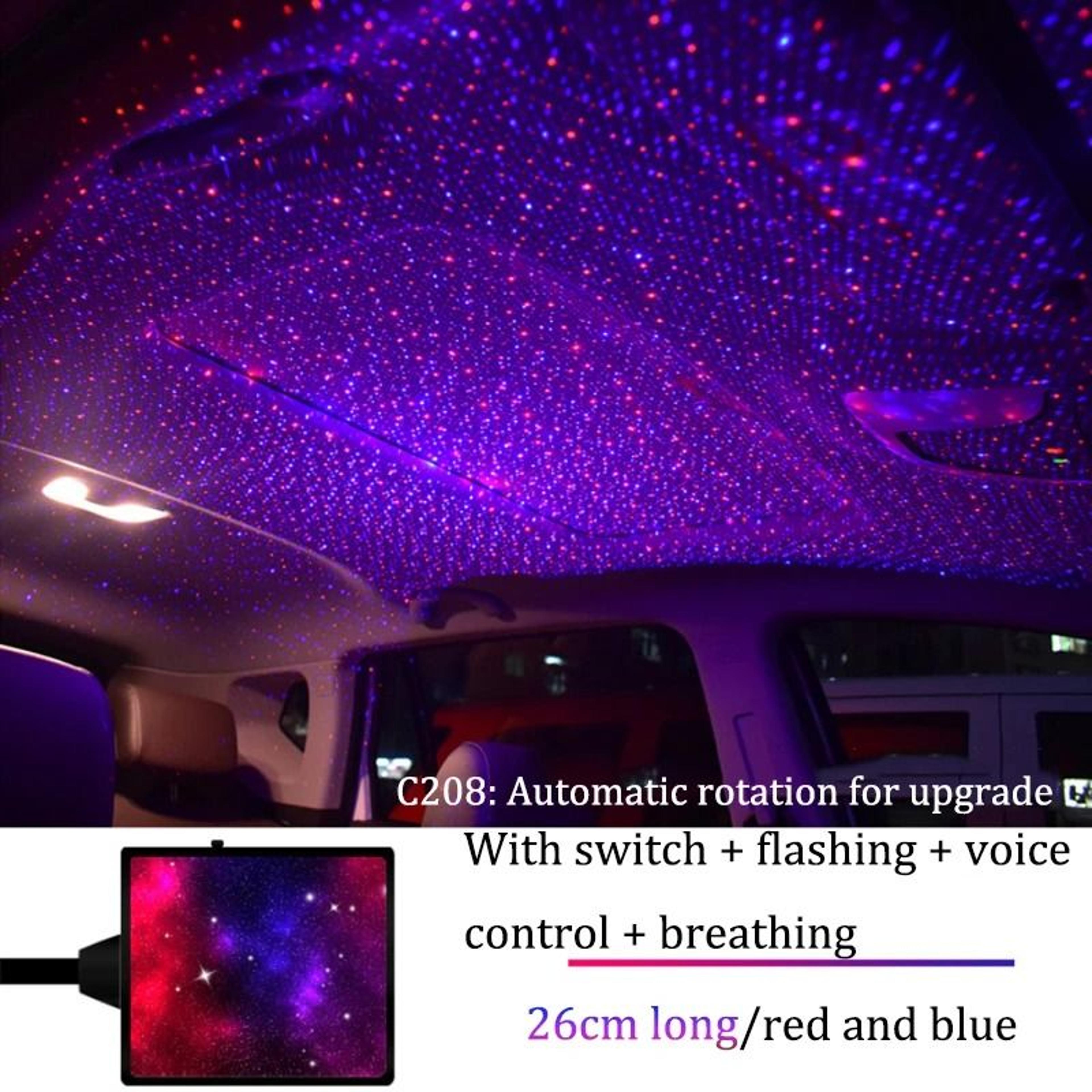 Car USB Starry Roof Projector Light With Rotating Galaxy Effect 7