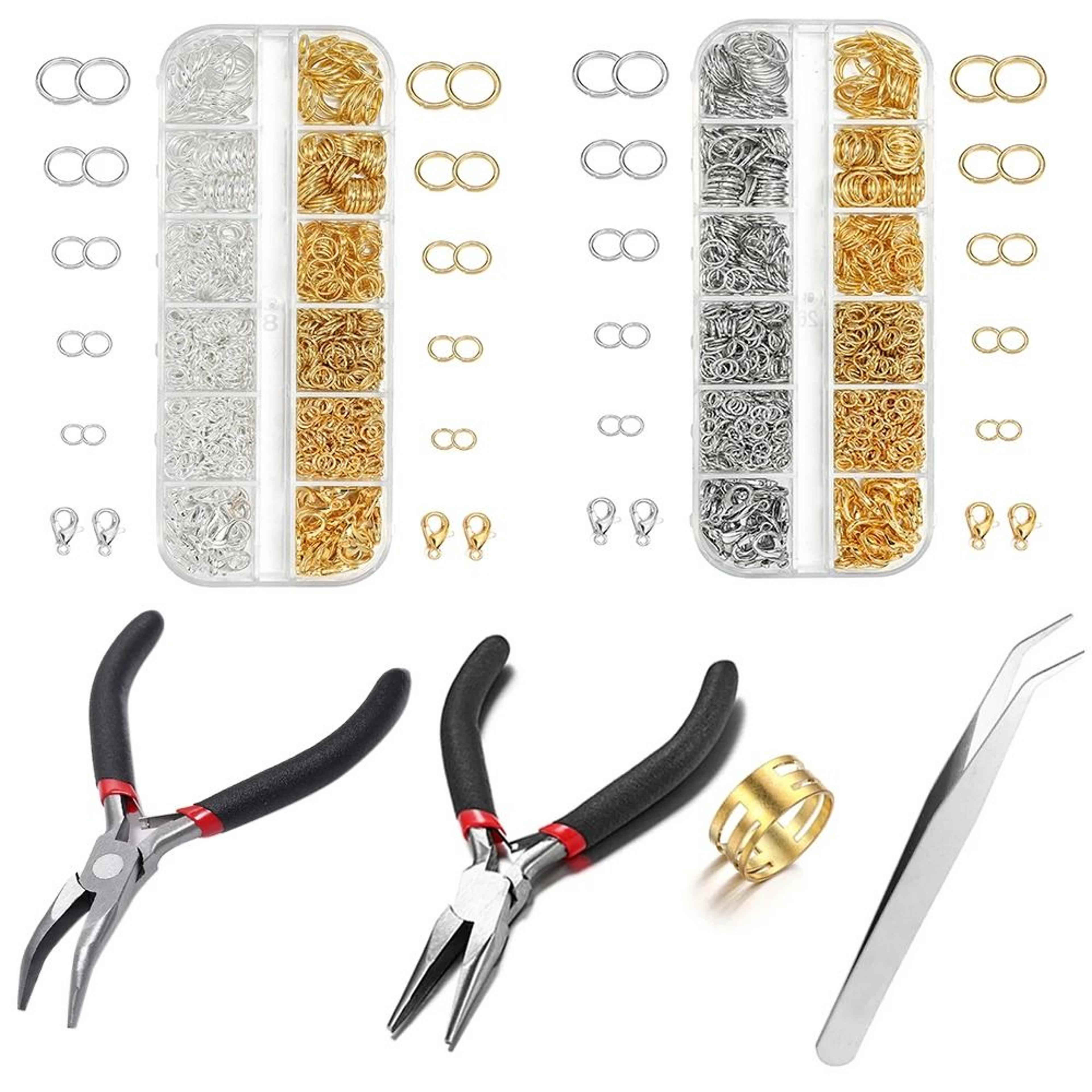 Jewelry Findings Kit With Jump Rings Clasps And Tools 930 Piece Set 0